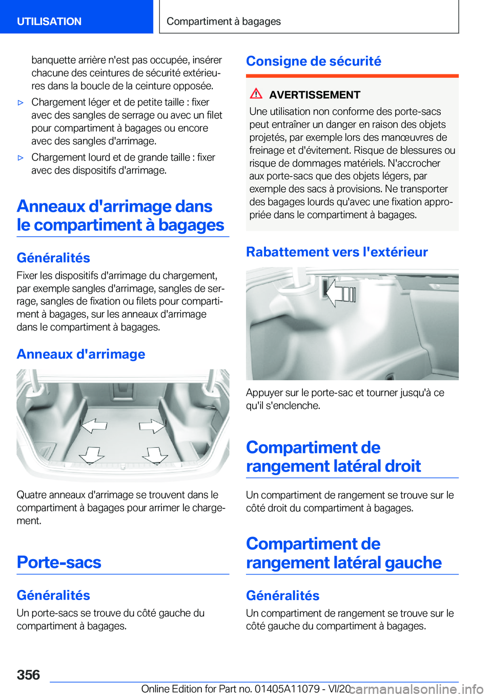 BMW 7 SERIES 2021  Notices Demploi (in French) �b�a�n�q�u�e�t�t�e��a�r�r�i�è�r�e��n�'�e�s�t��p�a�s��o�c�c�u�p�é�e�,��i�n�s�é�r�e�r�c�h�a�c�u�n�e��d�e�s��c�e�i�n�t�u�r�e�s��d�e��s�é�c�u�r�i�t�é��e�x�t�é�r�i�e�uj�r�e�s��d�a�n�s