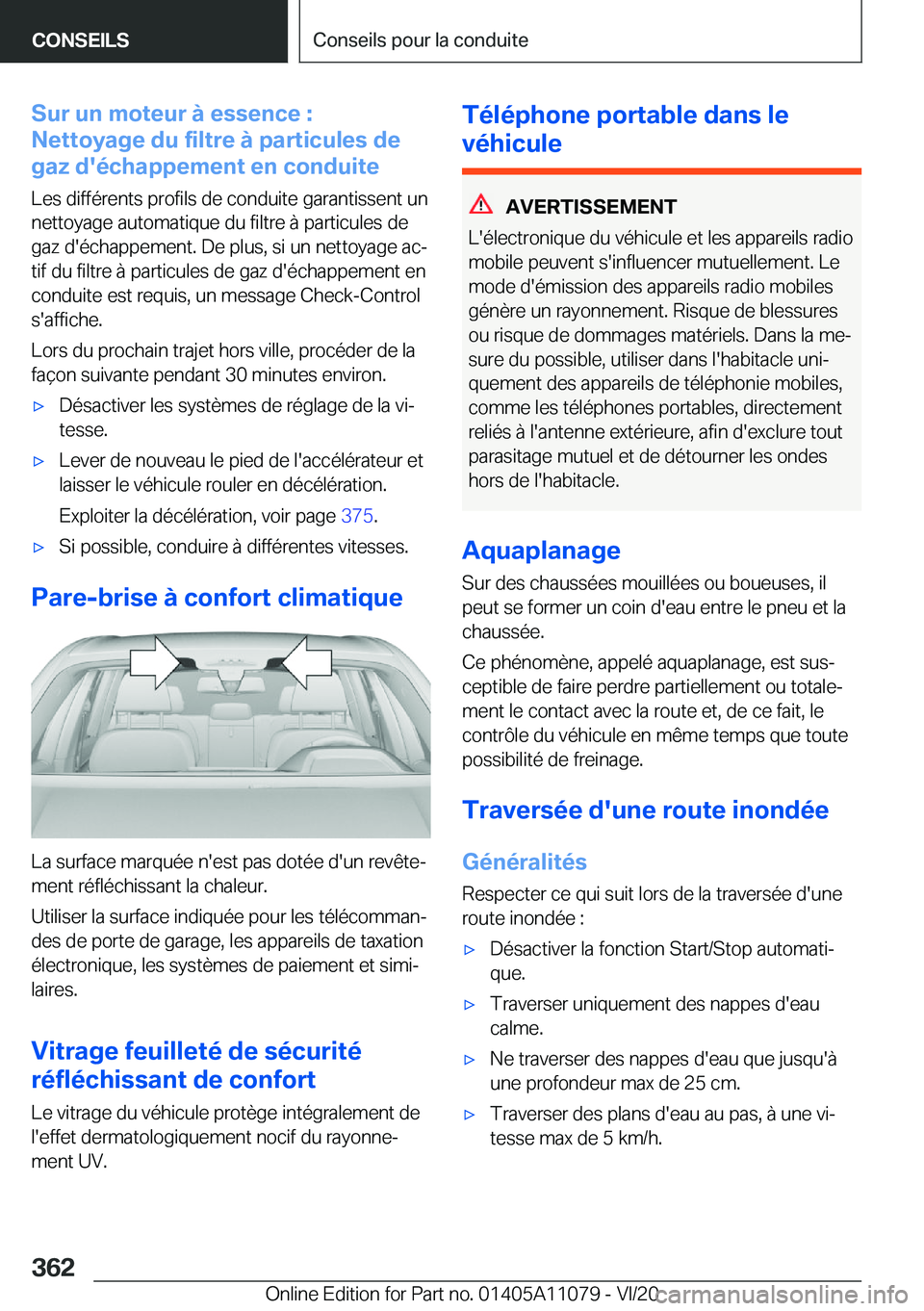 BMW 7 SERIES 2021  Notices Demploi (in French) �S�u�r��u�n��m�o�t�e�u�r��