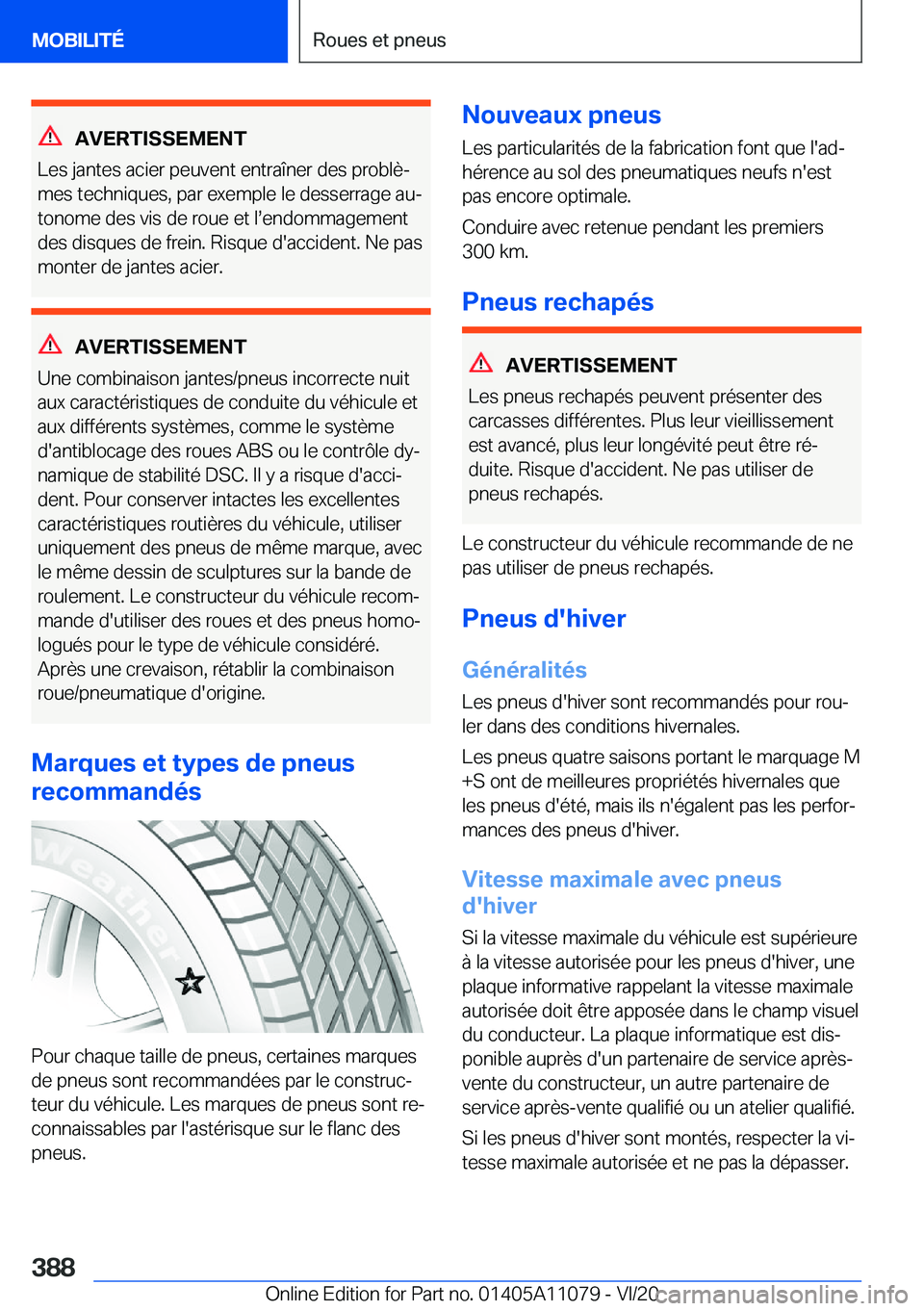 BMW 7 SERIES 2021  Notices Demploi (in French) �A�V�E�R�T�I�S�S�E�M�E�N�T
�L�e�s��j�a�n�t�e�s��a�c�i�e�r��p�e�u�v�e�n�t��e�n�t�r�a�