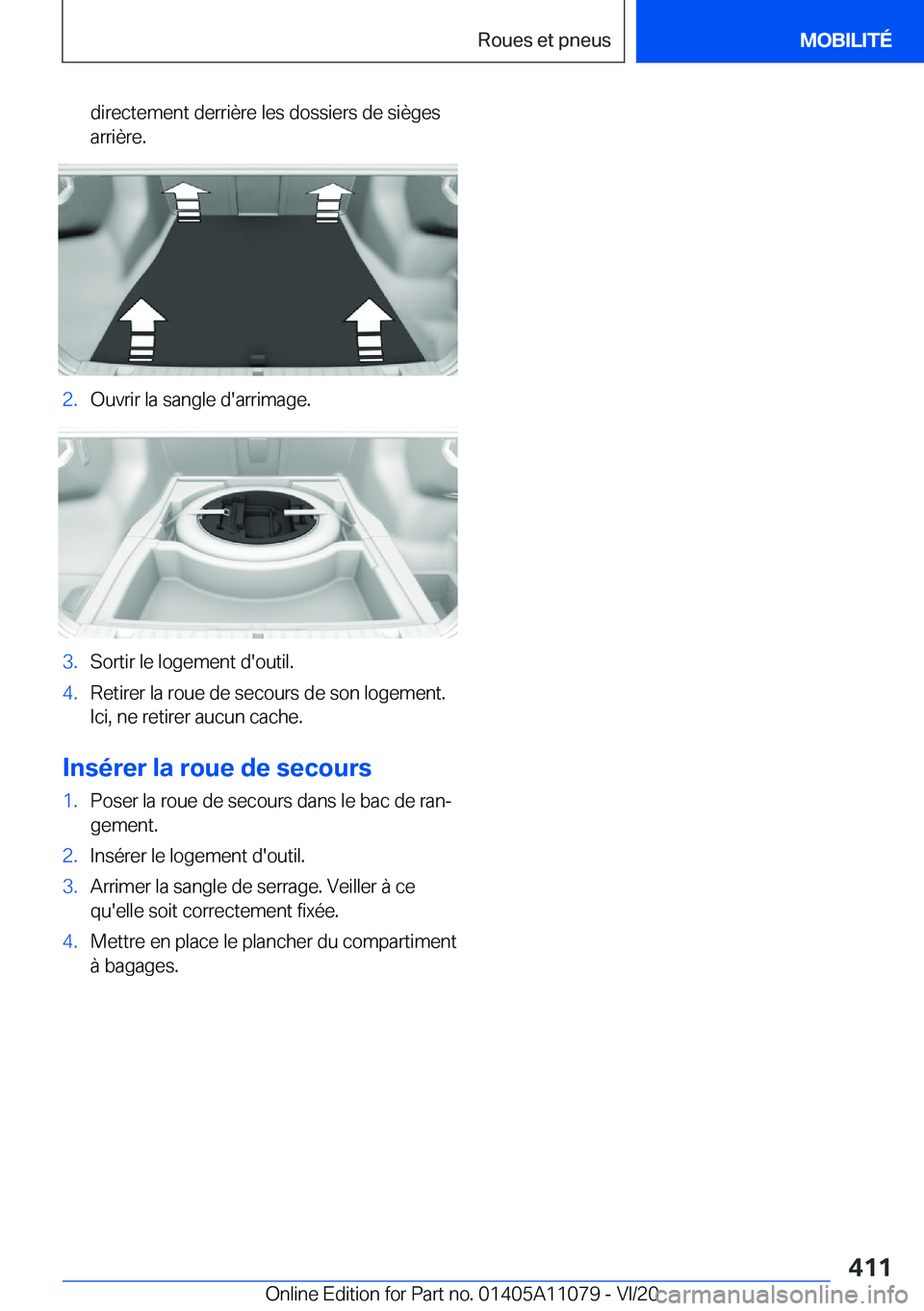BMW 7 SERIES 2021  Notices Demploi (in French) �d�i�r�e�c�t�e�m�e�n�t��d�e�r�r�i�è�r�e��l�e�s��d�o�s�s�i�e�r�s��d�e��s�i�è�g�e�s
�a�r�r�i�è�r�e�.�2�.�O�u�v�r�i�r��l�a��s�a�n�g�l�e��d�'�a�r�r�i�m�a�g�e�.�3�.�S�o�r�t�i�r��l�e��l�o�g