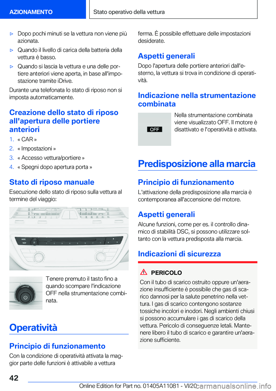 BMW 7 SERIES 2021  Libretti Di Uso E manutenzione (in Italian) 'x�D�o�p�o��p�o�c�h�i��m�i�n�u�t�i��s�e��l�a��v�e�t�t�u�r�a��n�o�n��v�i�e�n�e��p�i�
