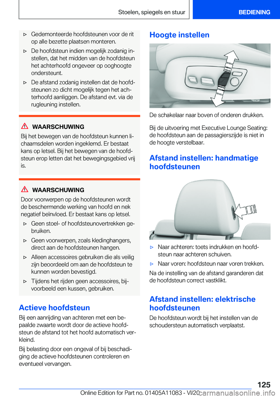 BMW 7 SERIES 2021  Instructieboekjes (in Dutch) 'x�G�e�d�e�m�o�n�t�e�e�r�d�e��h�o�o�f�d�s�t�e�u�n�e�n��v�o�o�r��d�e��r�i�t�o�p��a�l�l�e��b�e�z�e�t�t�e��p�l�a�a�t�s�e�n��m�o�n�t�e�r�e�n�.'x�D�e��h�o�o�f�d�s�t�e�u�n��i�n�d�i�e�n��m