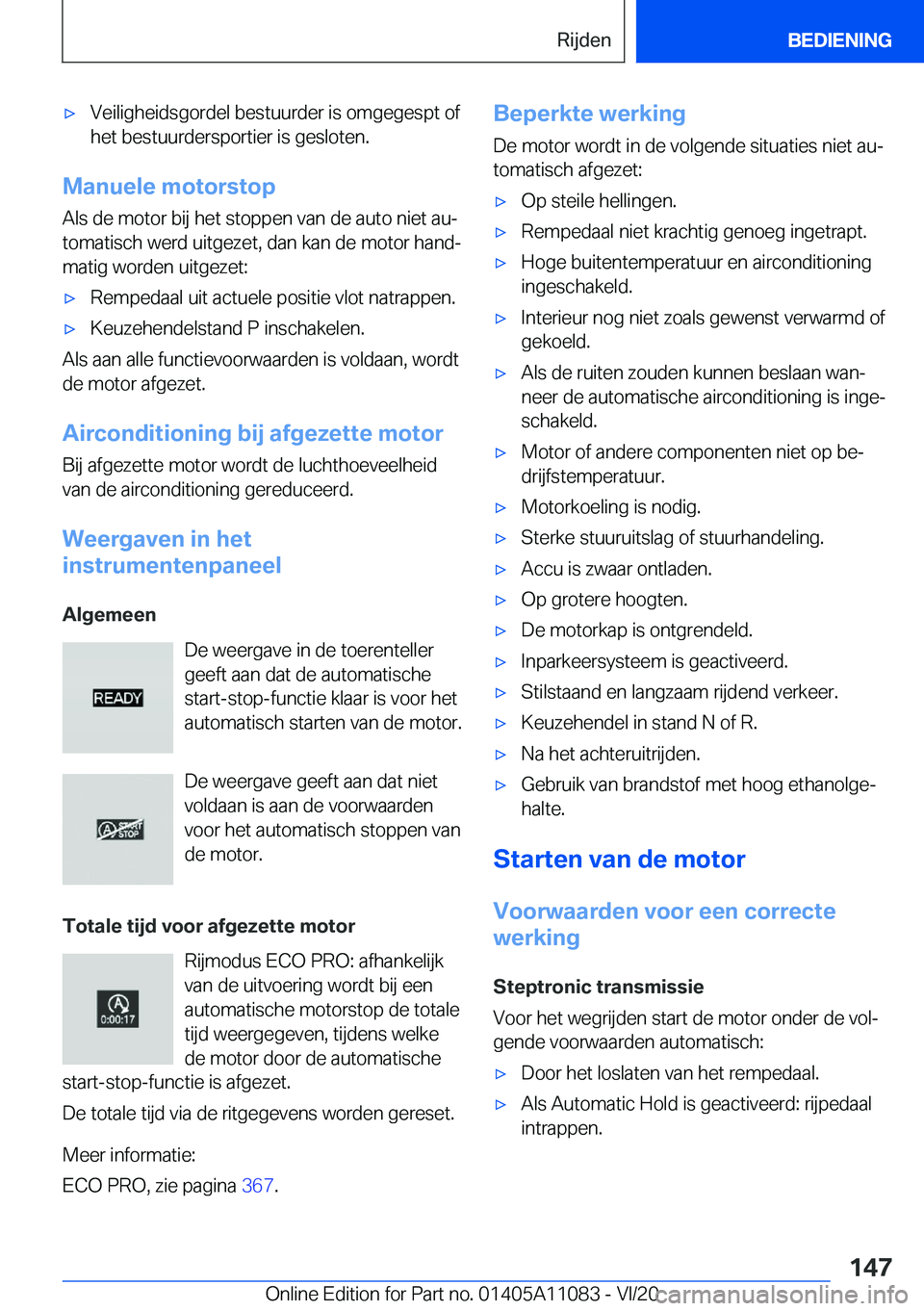 BMW 7 SERIES 2021  Instructieboekjes (in Dutch) 'x�V�e�i�l�i�g�h�e�i�d�s�g�o�r�d�e�l��b�e�s�t�u�u�r�d�e�r��i�s��o�m�g�e�g�e�s�p�t��o�f�h�e�t��b�e�s�t�u�u�r�d�e�r�s�p�o�r�t�i�e�r��i�s��g�e�s�l�o�t�e�n�.
�M�a�n�u�e�l�e��m�o�t�o�r�s�t�o�p
