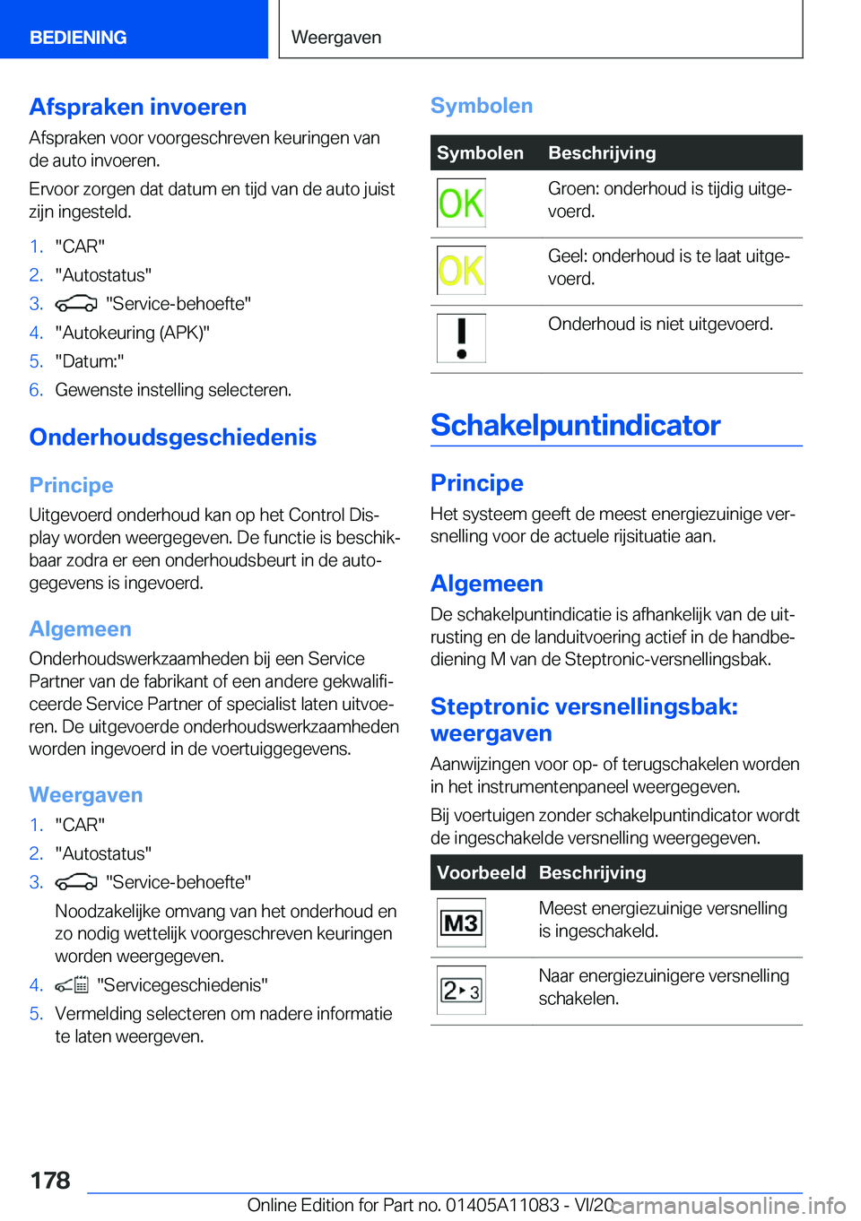 BMW 7 SERIES 2021  Instructieboekjes (in Dutch) �A�f�s�p�r�a�k�e�n��i�n�v�o�e�r�e�n
�A�f�s�p�r�a�k�e�n��v�o�o�r��v�o�o�r�g�e�s�c�h�r�e�v�e�n��k�e�u�r�i�n�g�e�n��v�a�n
�d�e��a�u�t�o��i�n�v�o�e�r�e�n�.
�E�r�v�o�o�r��z�o�r�g�e�n��d�a�t��d�a�