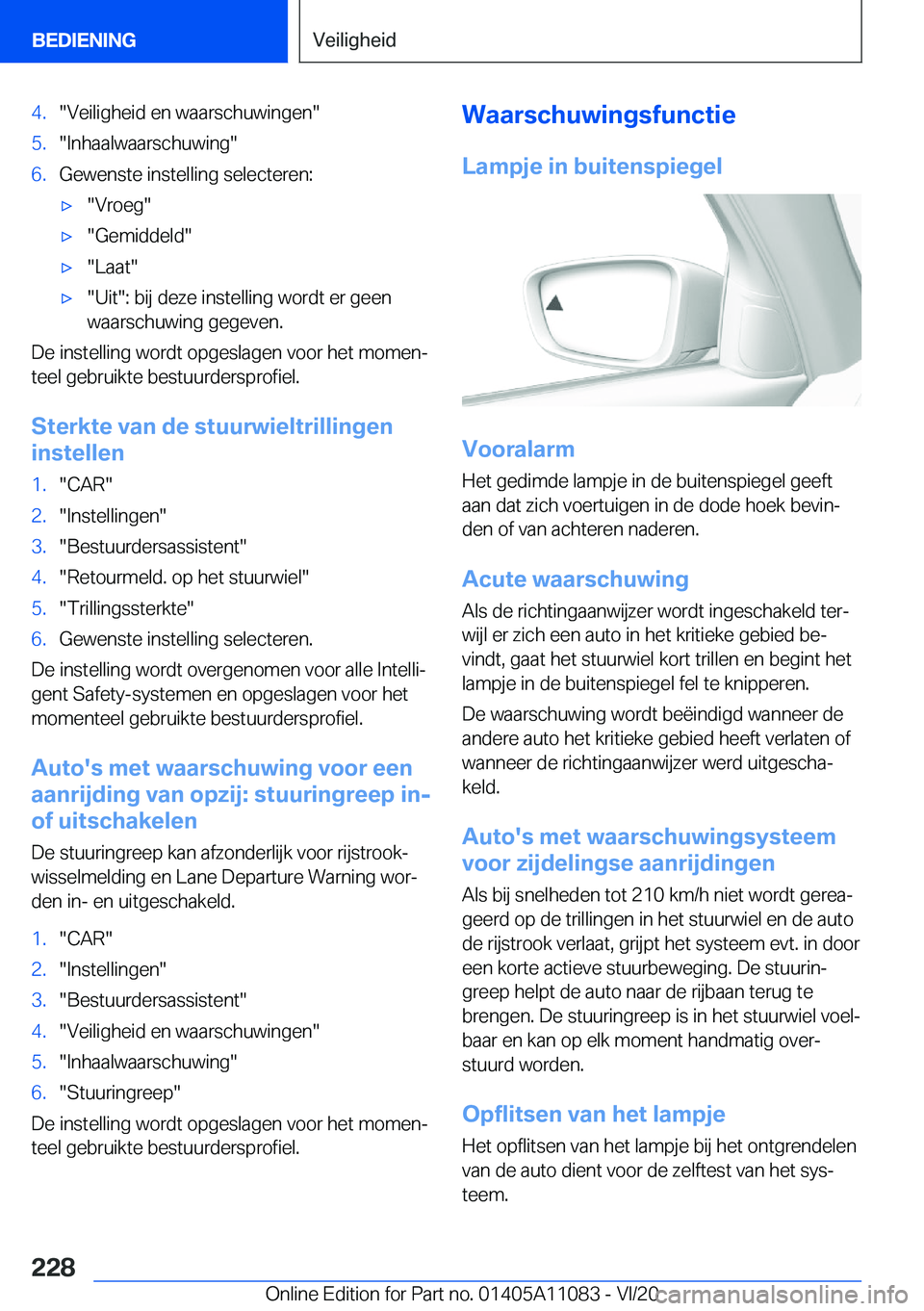 BMW 7 SERIES 2021  Instructieboekjes (in Dutch) �4�.��V�e�i�l�i�g�h�e�i�d��e�n��w�a�a�r�s�c�h�u�w�i�n�g�e�n��5�.��I�n�h�a�a�l�w�a�a�r�s�c�h�u�w�i�n�g��6�.�G�e�w�e�n�s�t�e��i�n�s�t�e�l�l�i�n�g��s�e�l�e�c�t�e�r�e�n�:'x��V�r�o�e�g�'x