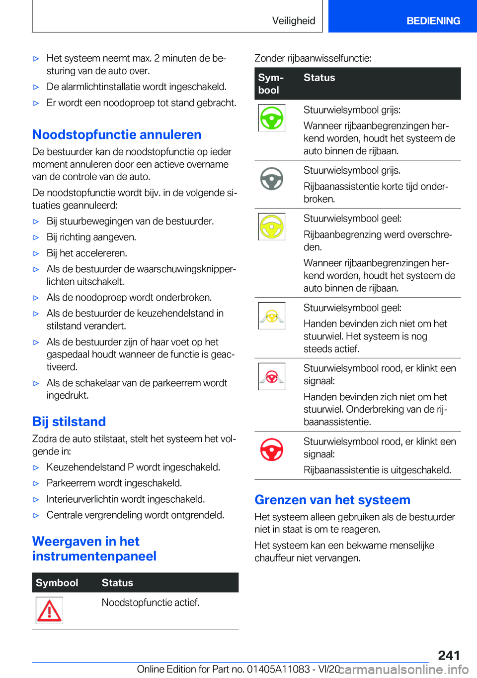 BMW 7 SERIES 2021  Instructieboekjes (in Dutch) 'x�H�e�t��s�y�s�t�e�e�m��n�e�e�m�t��m�a�x�.��2��m�i�n�u�t�e�n��d�e��b�ej
�s�t�u�r�i�n�g��v�a�n��d�e��a�u�t�o��o�v�e�r�.'x�D�e��a�l�a�r�m�l�i�c�h�t�i�n�s�t�a�l�l�a�t�i�e��w�o�r�d�