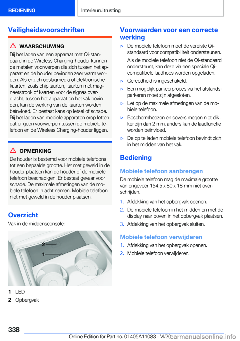 BMW 7 SERIES 2021  Instructieboekjes (in Dutch) �V�e�i�l�i�g�h�e�i�d�s�v�o�o�r�s�c�h�r�i�f�t�e�n
�W�A�A�R�S�C�H�U�W�I�N�G
�B�i�j��h�e�t��l�a�d�e�n��v�a�n��e�e�n��a�p�p�a�r�a�a�t��m�e�t��Q�i�-�s�t�a�nj
�d�a�a�r�d��i�n��d�e��W�i�r�e�l�e�s�