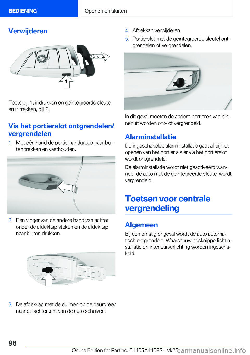BMW 7 SERIES 2021  Instructieboekjes (in Dutch) �V�e�r�w�i�j�d�e�r�e�n
�T�o�e�t�s�,�p�i�j�l��1�,��i�n�d�r�u�k�k�e�n��e�n��g�e�