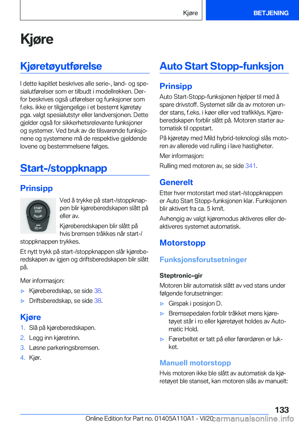 BMW 7 SERIES 2021  InstruksjonsbØker (in Norwegian) �K�j�