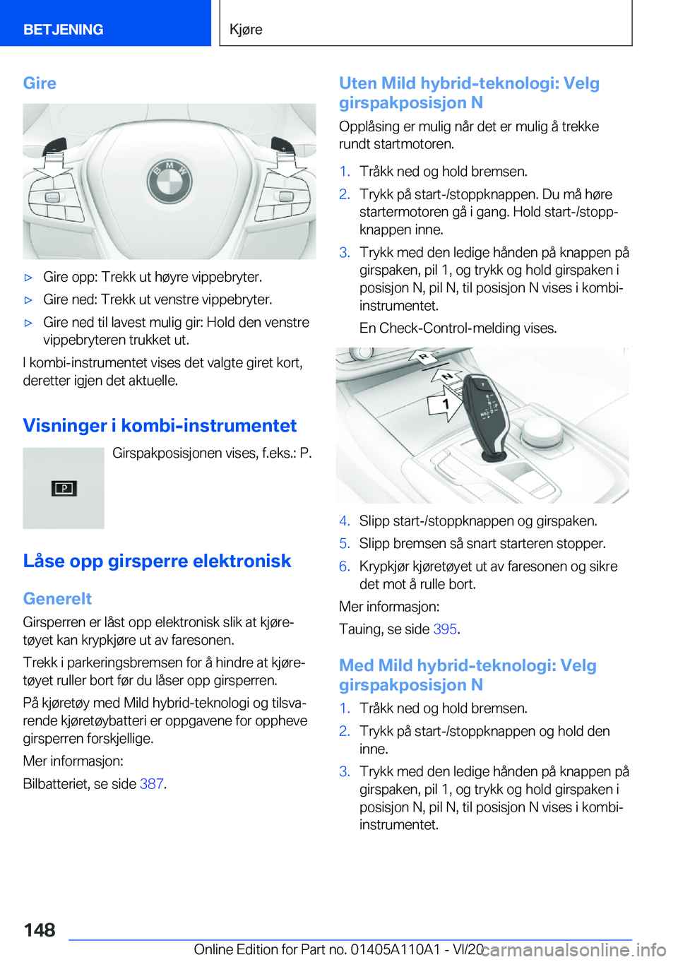 BMW 7 SERIES 2021  InstruksjonsbØker (in Norwegian) �G�i�r�e'x�G�i�r�e��o�p�p�:��T�r�e�k�k��u�t��h�