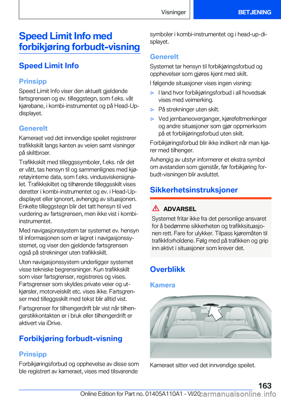 BMW 7 SERIES 2021  InstruksjonsbØker (in Norwegian) �S�p�e�e�d��L�i�m�i�t��I�n�f�o��m�e�d�f�o�r�b�i�k�j�