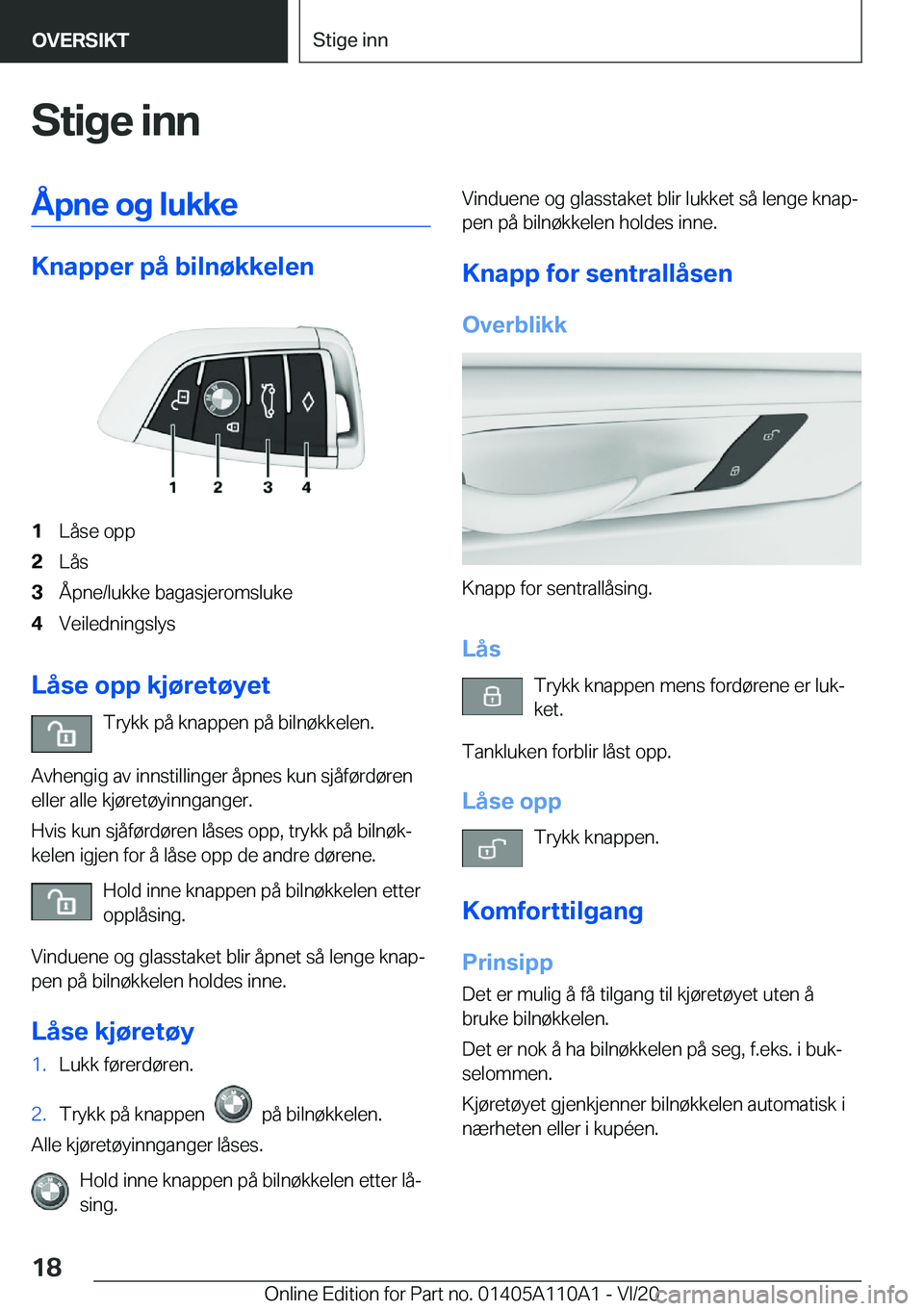 BMW 7 SERIES 2021  InstruksjonsbØker (in Norwegian) �S�t�i�g�e��i�n�n�