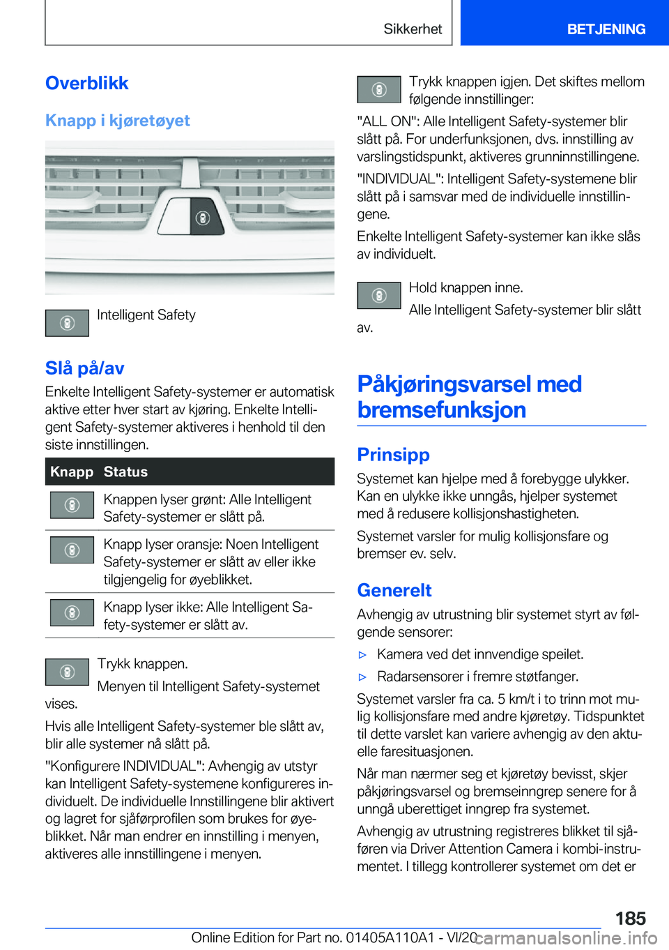 BMW 7 SERIES 2021  InstruksjonsbØker (in Norwegian) �O�v�e�r�b�l�i�k�k�K�n�a�p�p��i��k�j�
