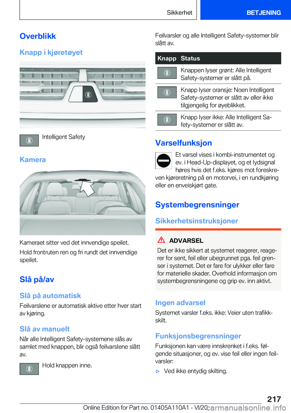 BMW 7 SERIES 2021  InstruksjonsbØker (in Norwegian) �O�v�e�r�b�l�i�k�k�K�n�a�p�p��i��k�j�