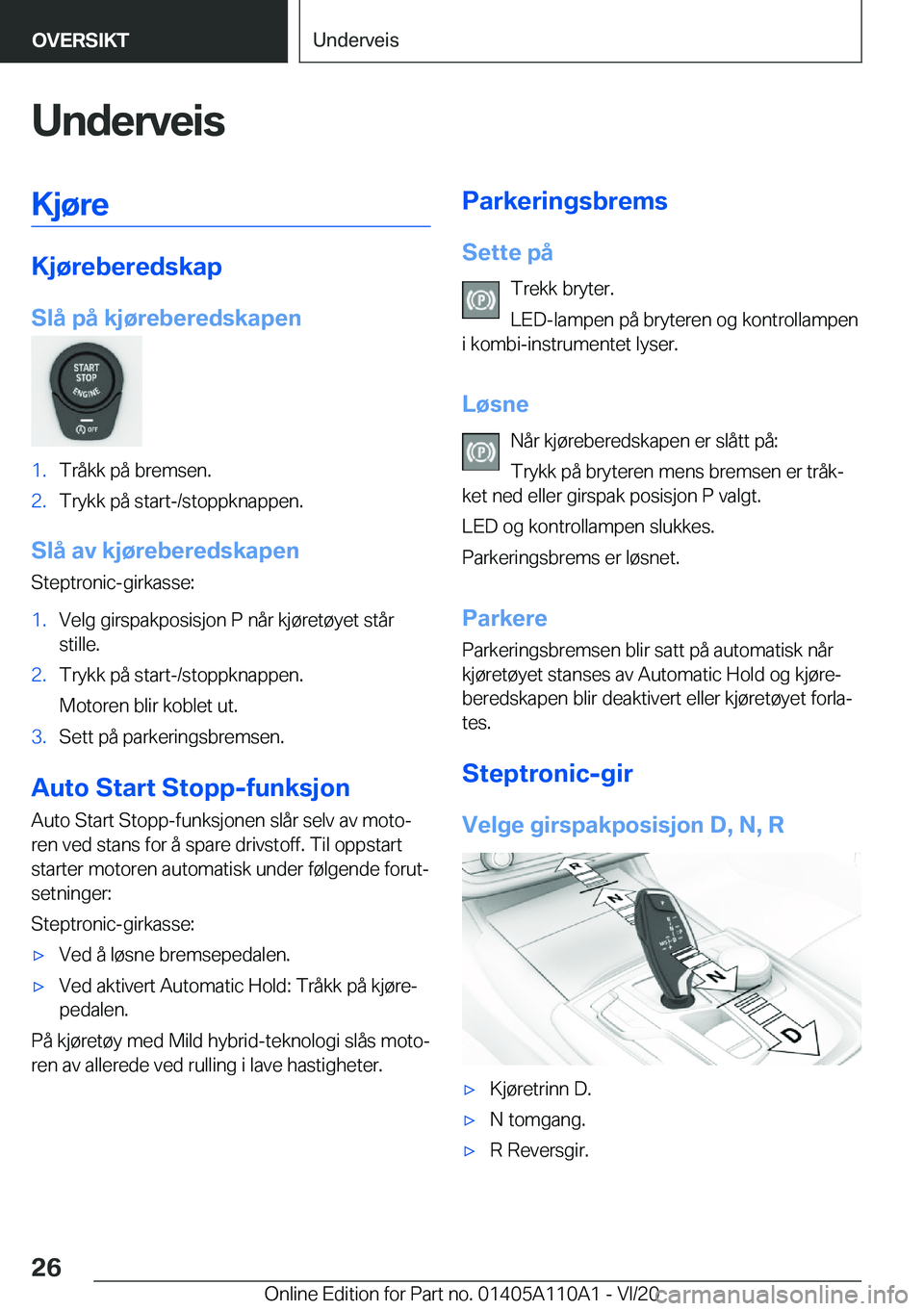 BMW 7 SERIES 2021  InstruksjonsbØker (in Norwegian) �U�n�d�e�r�v�e�i�s�K�j�