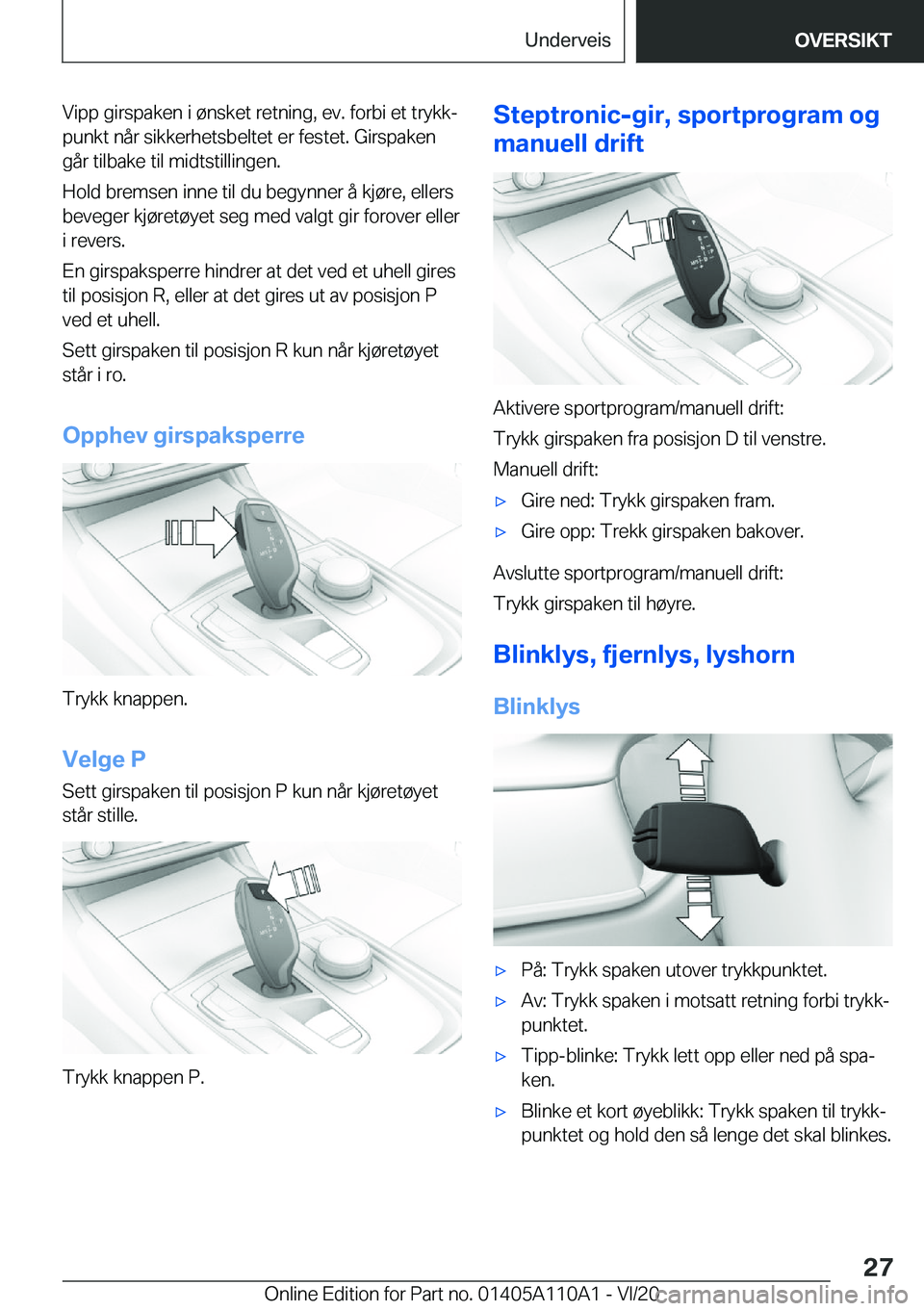 BMW 7 SERIES 2021  InstruksjonsbØker (in Norwegian) �V�i�p�p��g�i�r�s�p�a�k�e�n��i��