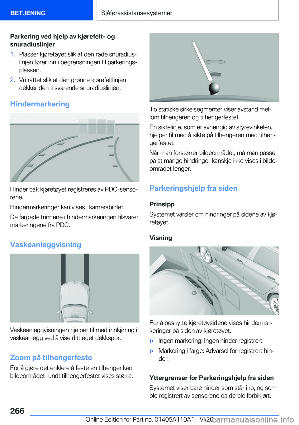 BMW 7 SERIES 2021  InstruksjonsbØker (in Norwegian) �P�a�r�k�e�r�i�n�g��v�e�d��h�j�e�l�p��a�v��k�j�