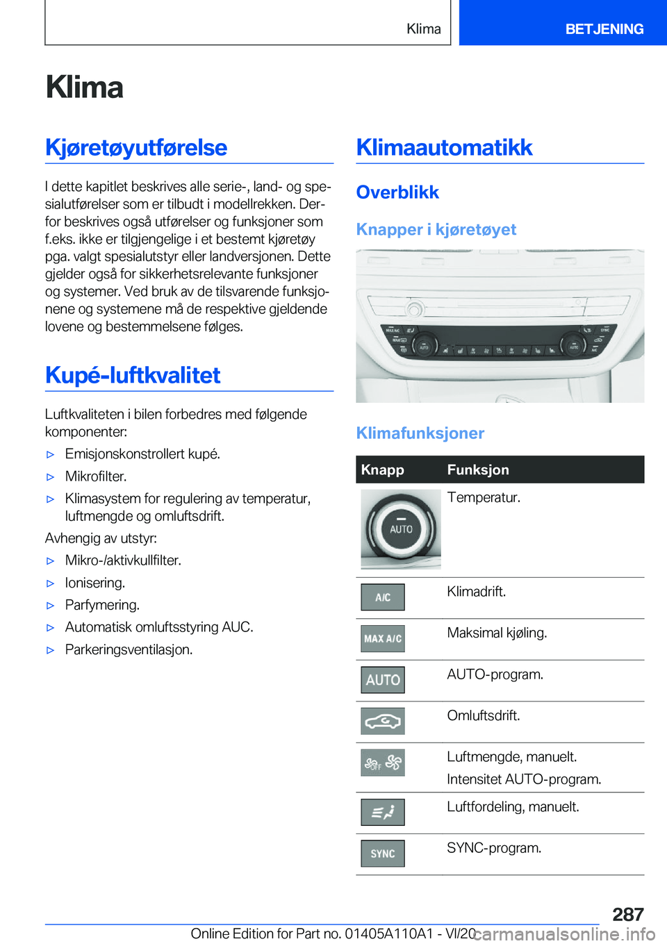 BMW 7 SERIES 2021  InstruksjonsbØker (in Norwegian) �K�l�i�m�a�K�j�