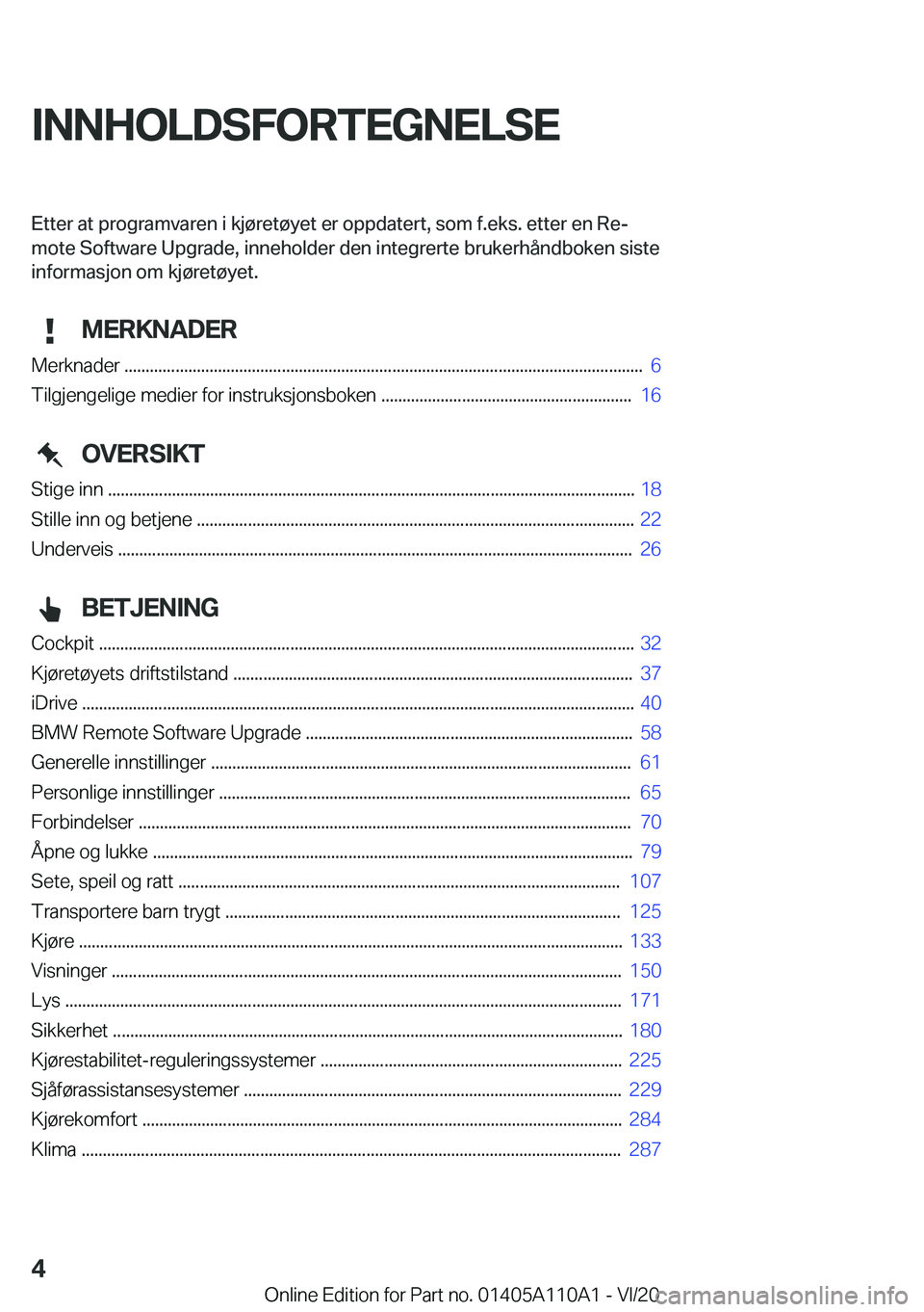BMW 7 SERIES 2021  InstruksjonsbØker (in Norwegian) �I�N�N�H�O�L�D�S�F�O�R�T�E�G�N�E�L�S�E�E�t�t�e�r��a�t��p�r�o�g�r�a�m�v�a�r�e�n��i��k�j�