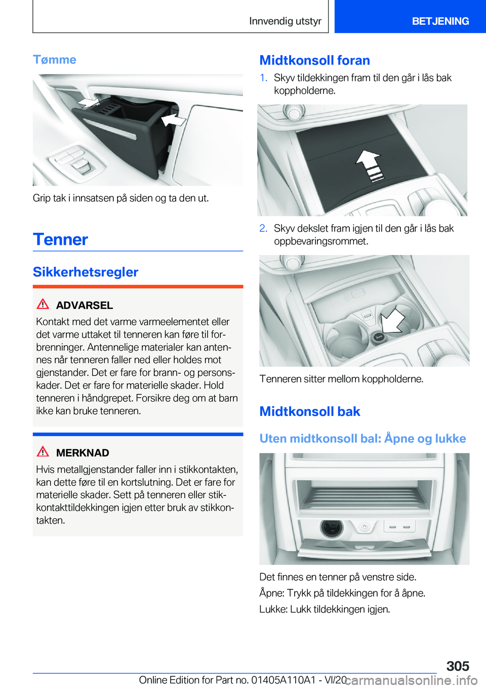 BMW 7 SERIES 2021  InstruksjonsbØker (in Norwegian) �T�