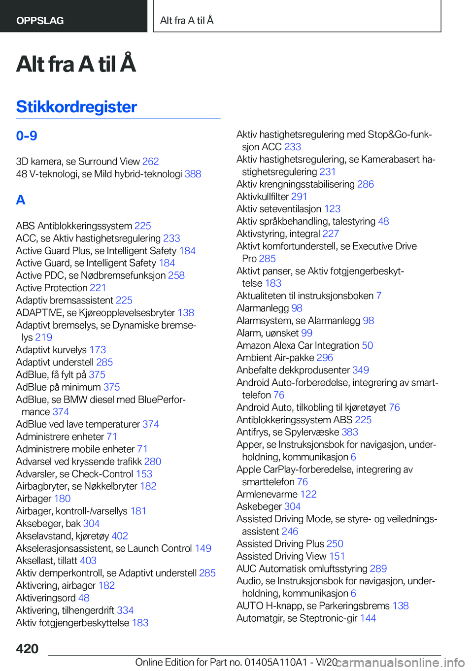BMW 7 SERIES 2021  InstruksjonsbØker (in Norwegian) �A�l�t��f�r�a��A��t�i�l��