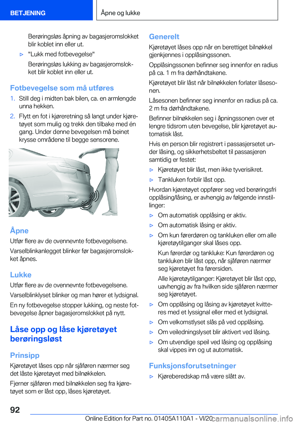 BMW 7 SERIES 2021  InstruksjonsbØker (in Norwegian) �B�e�r�