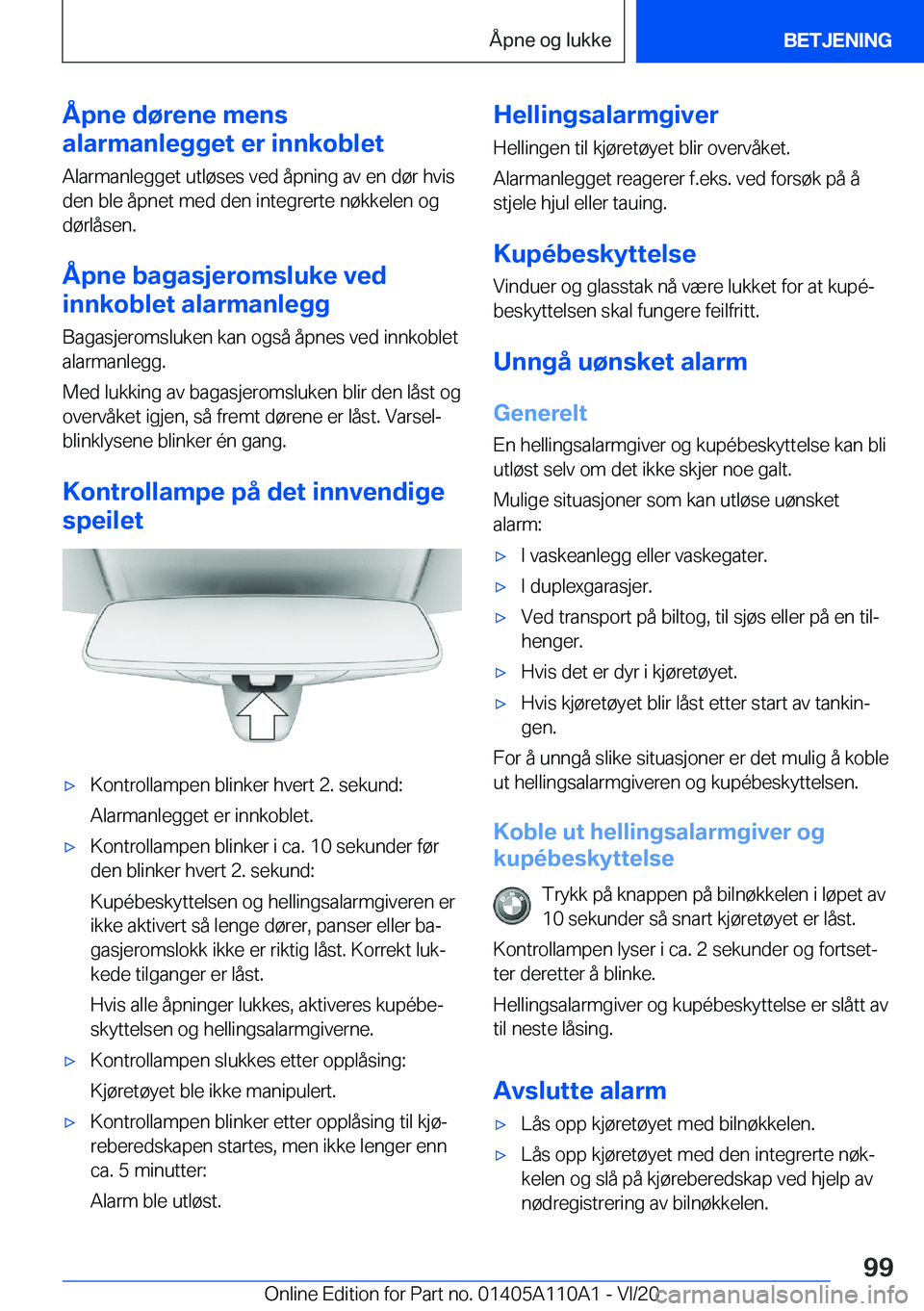BMW 7 SERIES 2021  InstruksjonsbØker (in Norwegian) �
