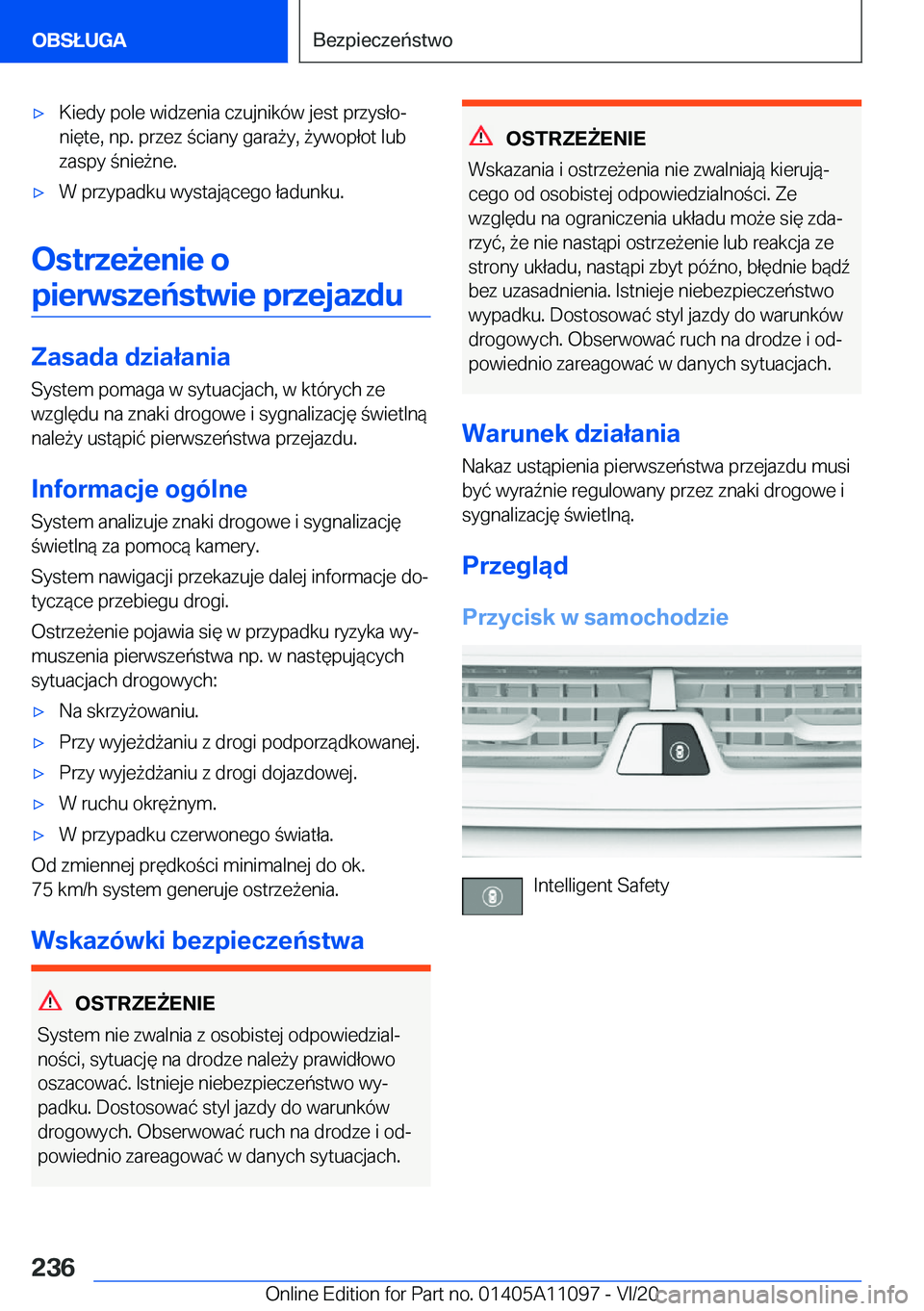BMW 7 SERIES 2021  Instrukcja obsługi (in Polish) 'x�K�i�e�d�y��p�o�l�e��w�i�d�z�e�n�i�a��c�z�u�j�n�i�k�