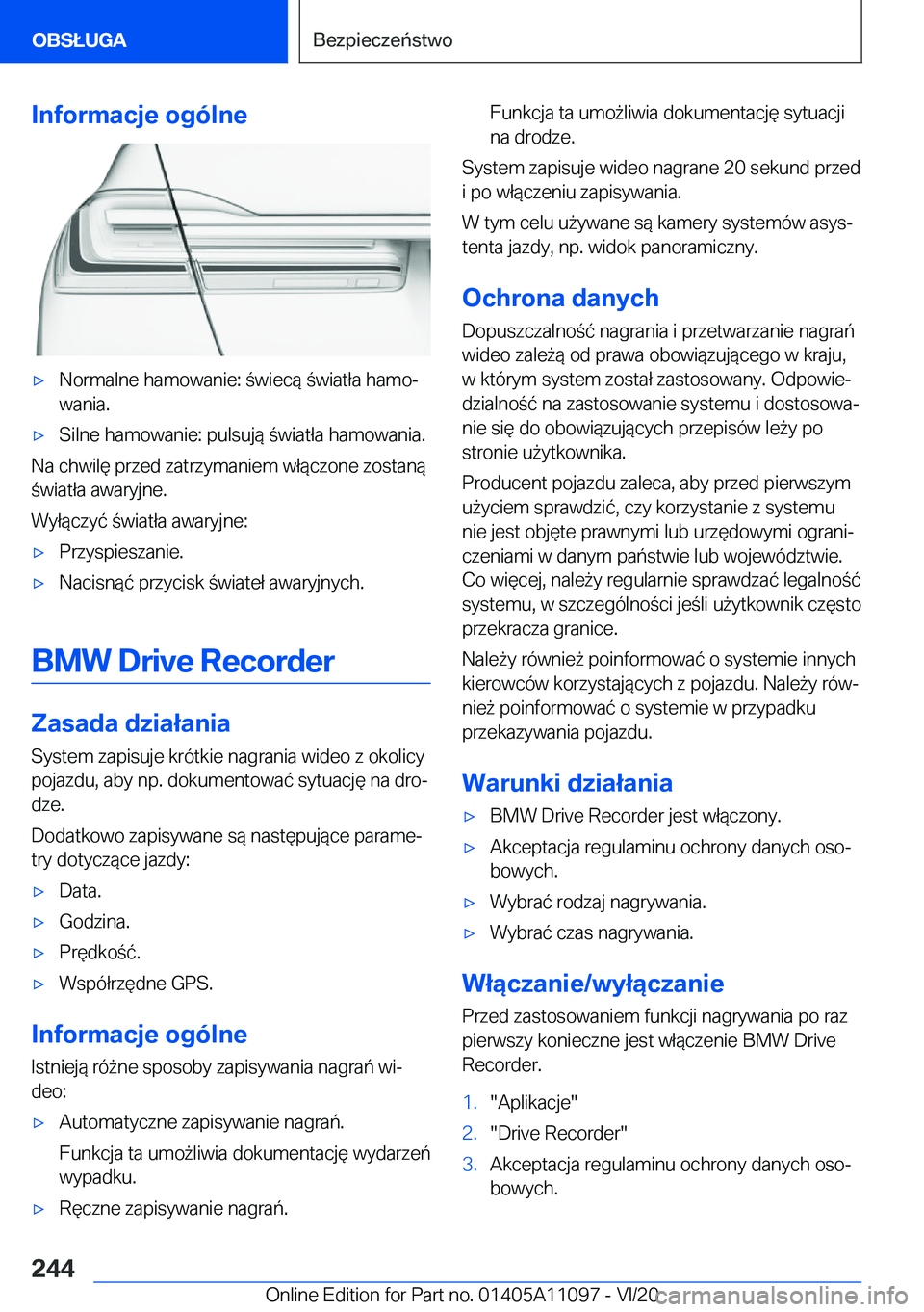 BMW 7 SERIES 2021  Instrukcja obsługi (in Polish) �I�n�f�o�r�m�a�c�j�e��o�g�