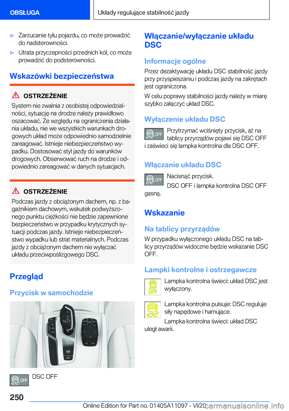 BMW 7 SERIES 2021  Instrukcja obsługi (in Polish) 'x�Z�a�r�z�u�c�a�n�i�e��t�y�ł�u��p�o�j�a�z�d�u�,��c�o��m�o9�e��p�r�o�w�a�d�z�i�
