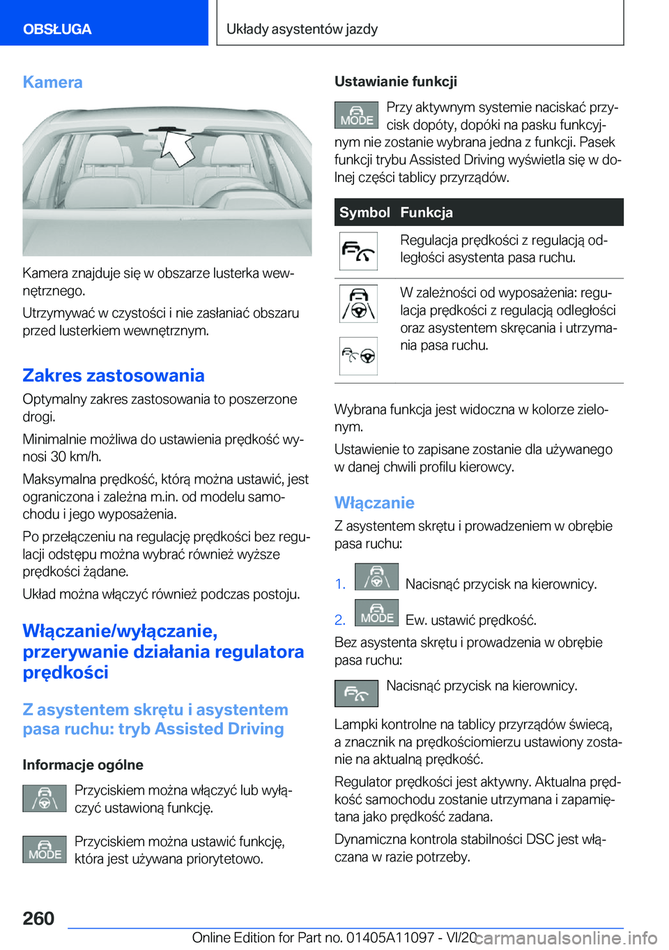 BMW 7 SERIES 2021  Instrukcja obsługi (in Polish) �K�a�m�e�r�a
�K�a�m�e�r�a��z�n�a�j�d�u�j�e��s�i�