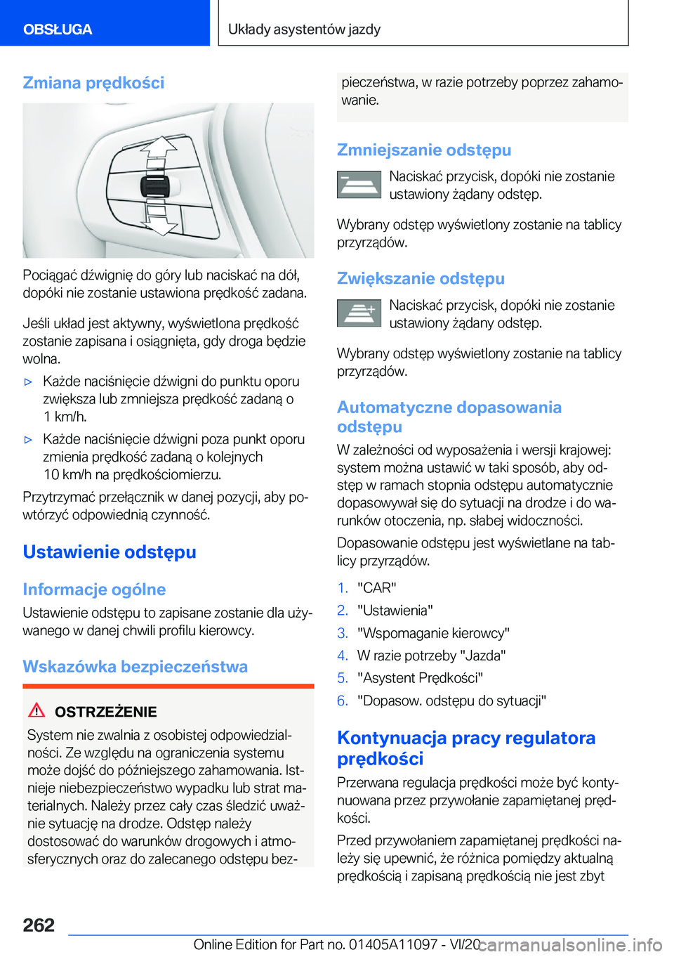 BMW 7 SERIES 2021  Instrukcja obsługi (in Polish) �Z�m�i�a�n�a��p�r�