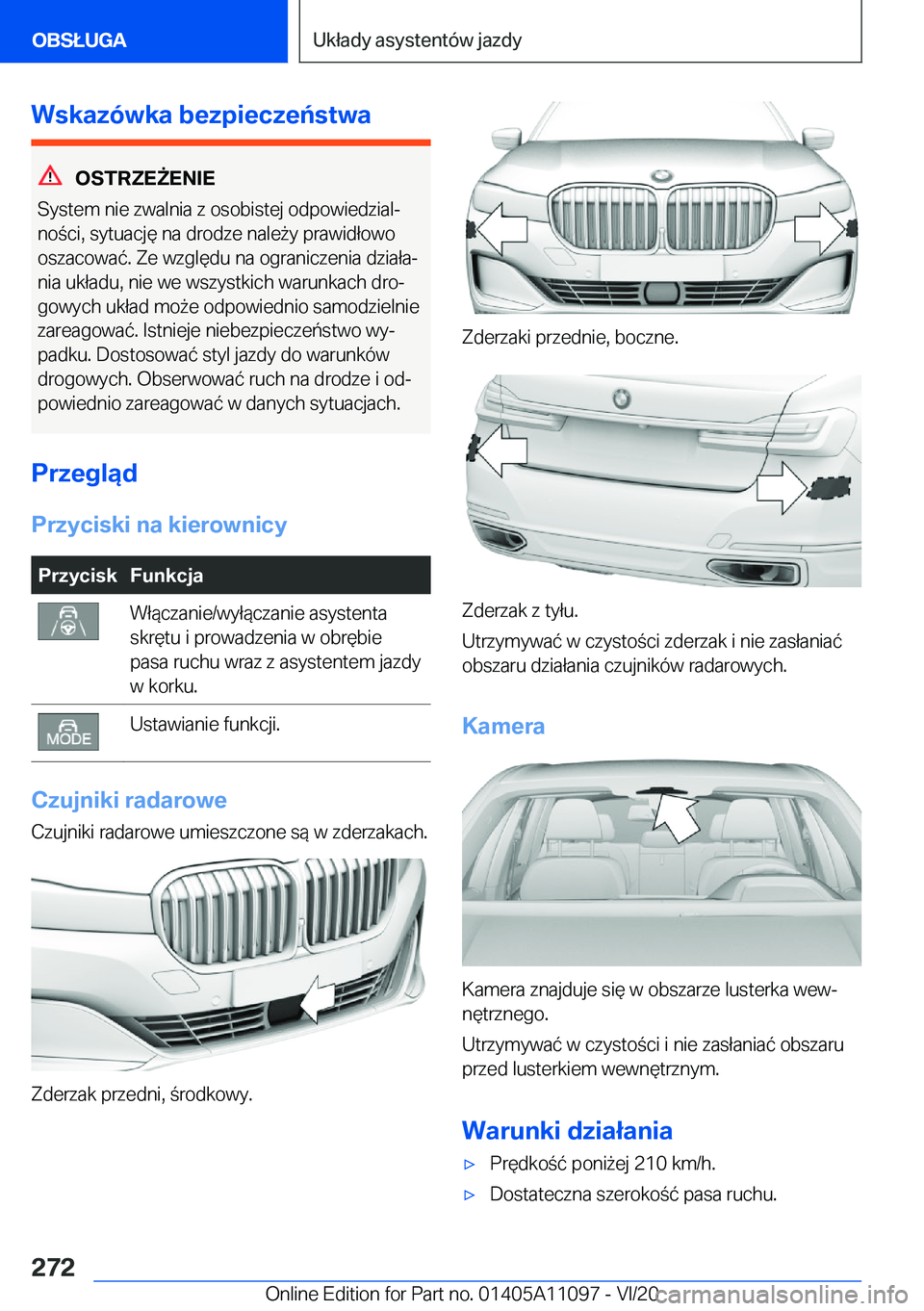 BMW 7 SERIES 2021  Instrukcja obsługi (in Polish) �W�s�k�a�z�
