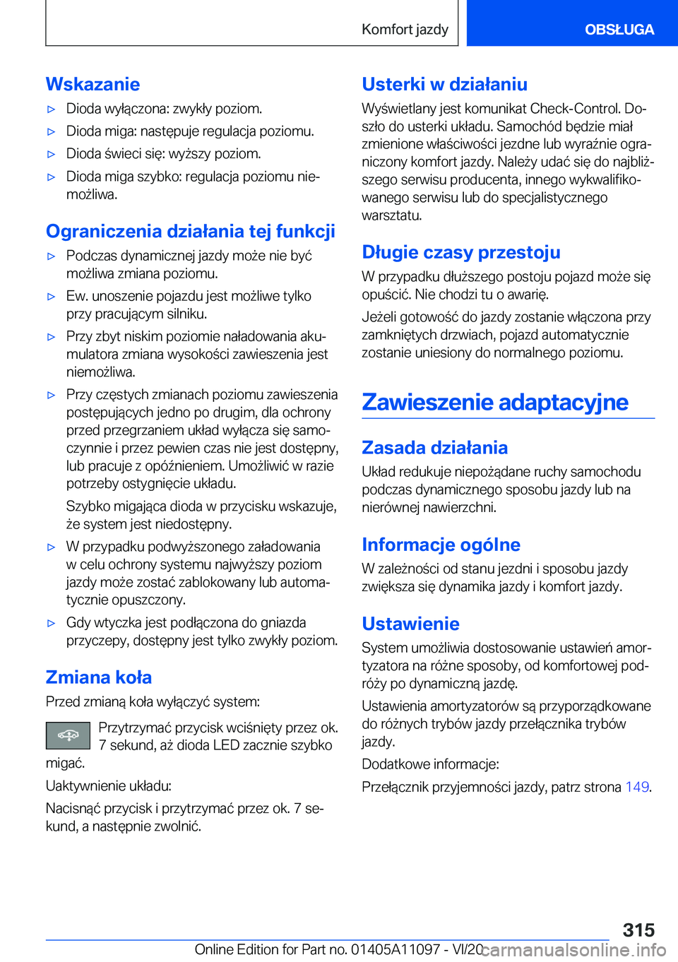 BMW 7 SERIES 2021  Instrukcja obsługi (in Polish) �W�s�k�a�z�a�n�i�e'x�D�i�o�d�a��w�y�ł�