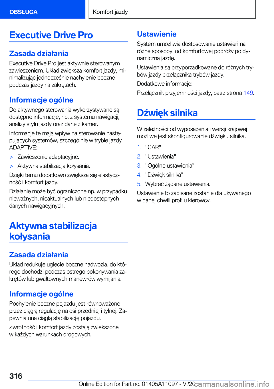 BMW 7 SERIES 2021  Instrukcja obsługi (in Polish) �E�x�e�c�u�t�i�v�e��D�r�i�v�e��P�r�o
�Z�a�s�a�d�a��d�z�i�a�ł�a�n�i�a
�E�x�e�c�u�t�i�v�e��D�r�i�v�e��P�r�o��j�e�s�t��a�k�t�y�w�n�i�e��s�t�e�r�o�w�a�n�y�m
�z�a�w�i�e�s�z�e�n�i�e�m�.��U�k�ł�a�