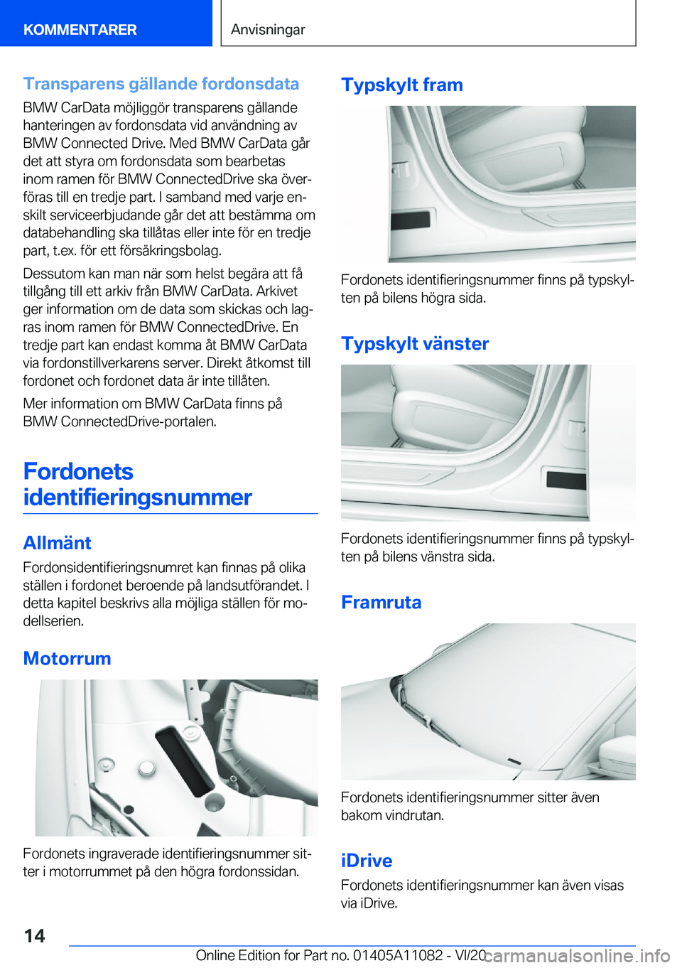 BMW 7 SERIES 2021  InstruktionsbÖcker (in Swedish) �T�r�a�n�s�p�a�r�e�n�s��g�ä�l�l�a�n�d�e��f�o�r�d�o�n�s�d�a�t�a�B�M�W��C�a�r�D�a�t�a��m�