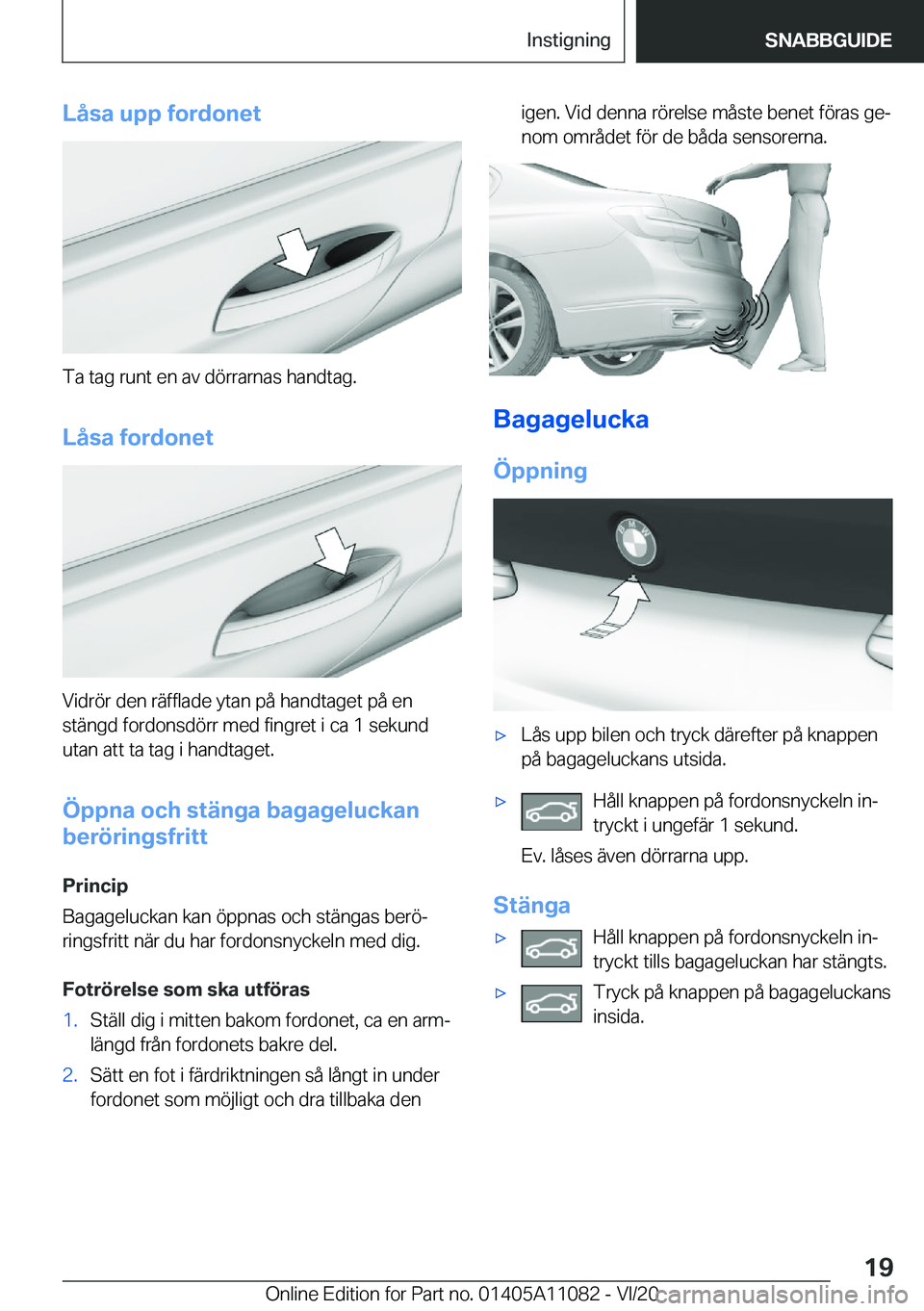 BMW 7 SERIES 2021  InstruktionsbÖcker (in Swedish) �L�å�s�a��u�p�p��f�o�r�d�o�n�e�t
�T�a��t�a�g��r�u�n�t��e�n��a�v��d�