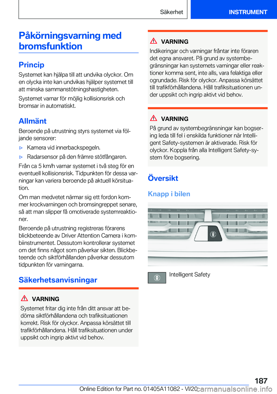 BMW 7 SERIES 2021  InstruktionsbÖcker (in Swedish) �P�å�k�