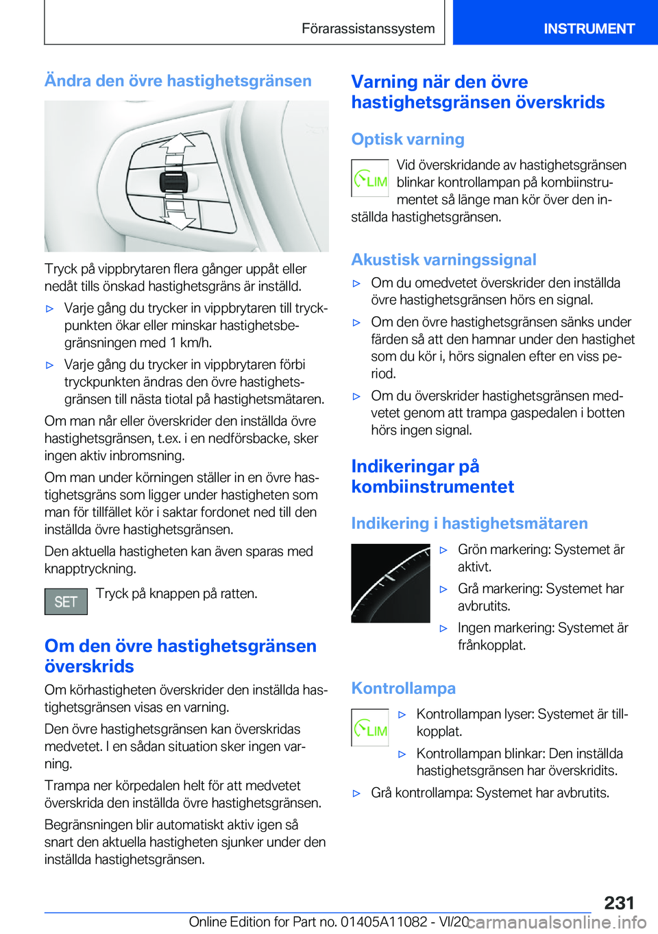 BMW 7 SERIES 2021  InstruktionsbÖcker (in Swedish) �Ä�n�d�r�a��d�e�n��