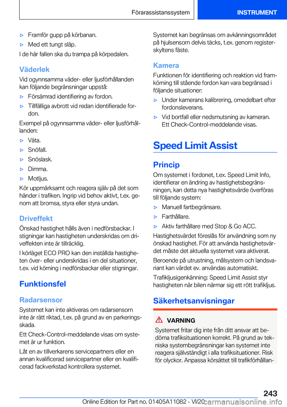 BMW 7 SERIES 2021  InstruktionsbÖcker (in Swedish) 'x�F�r�a�m�f�