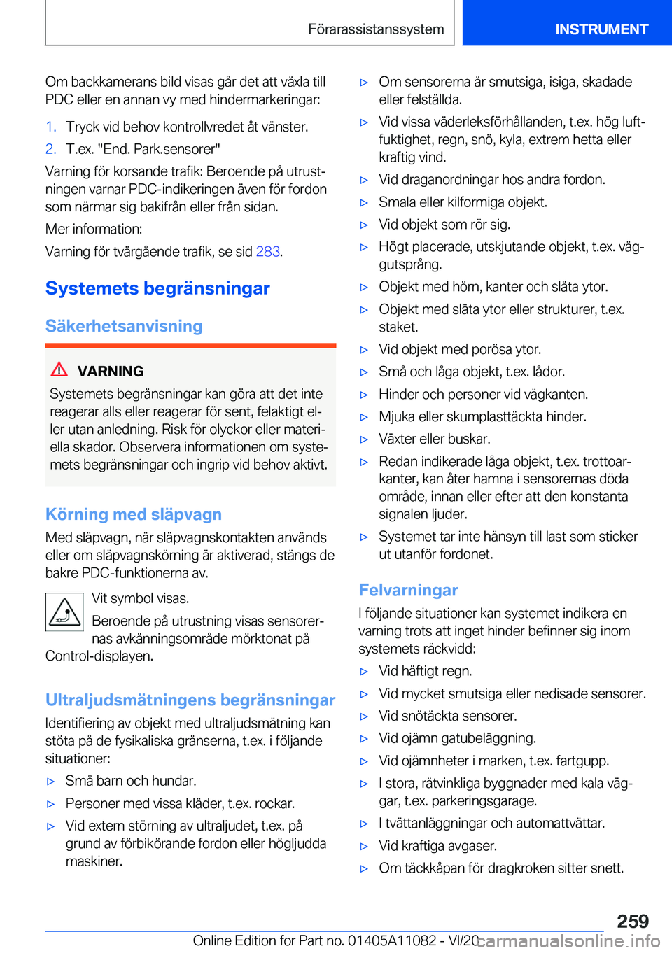 BMW 7 SERIES 2021  InstruktionsbÖcker (in Swedish) �O�m��b�a�c�k�k�a�m�e�r�a�n�s��b�i�l�d��v�i�s�a�s��g�å�r��d�e�t��a�t�t��v�ä�x�l�a��t�i�l�l
�P�D�C��e�l�l�e�r��e�n��a�n�n�a�n��v�y��m�e�d��h�i�n�d�e�r�m�a�r�k�e�r�i�n�g�a�r�:�1�.�T�r�y�