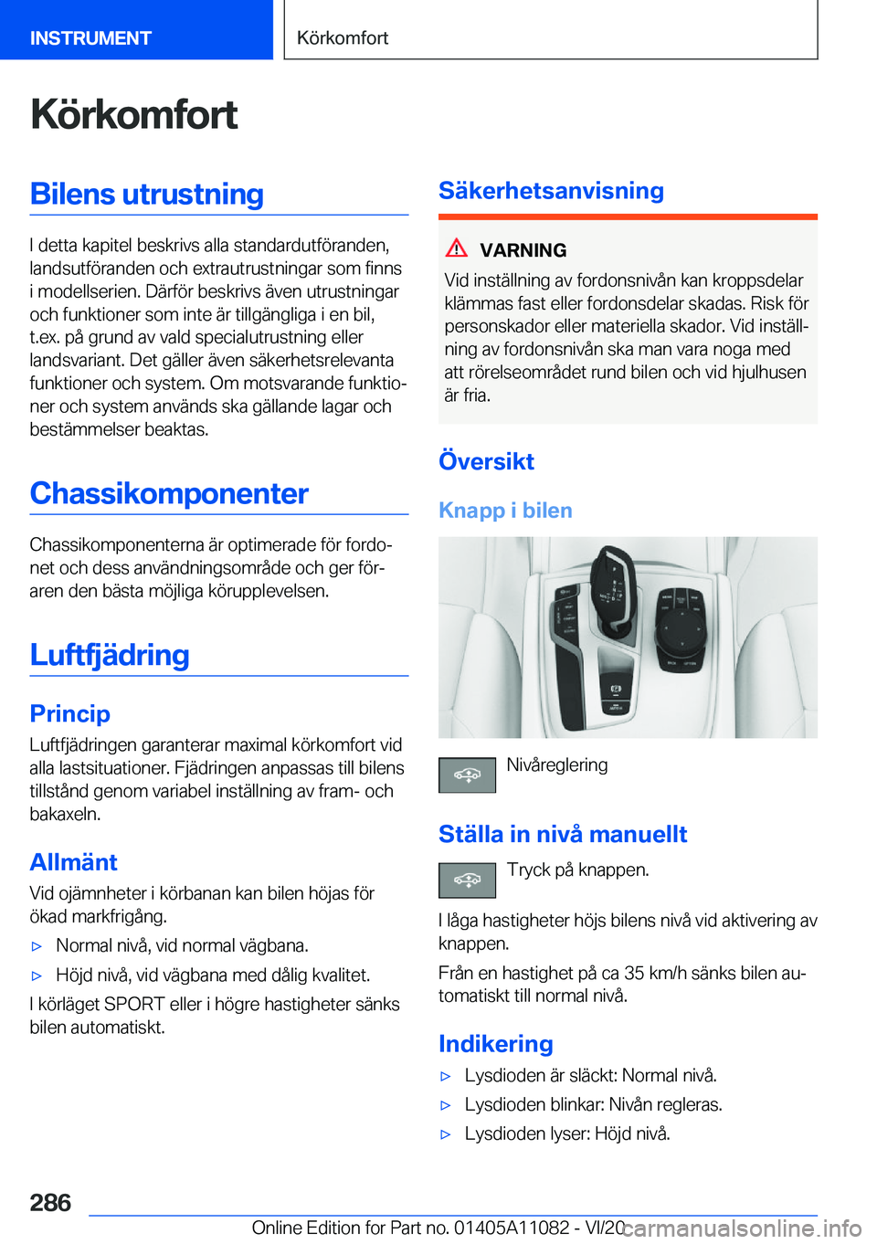 BMW 7 SERIES 2021  InstruktionsbÖcker (in Swedish) �K�