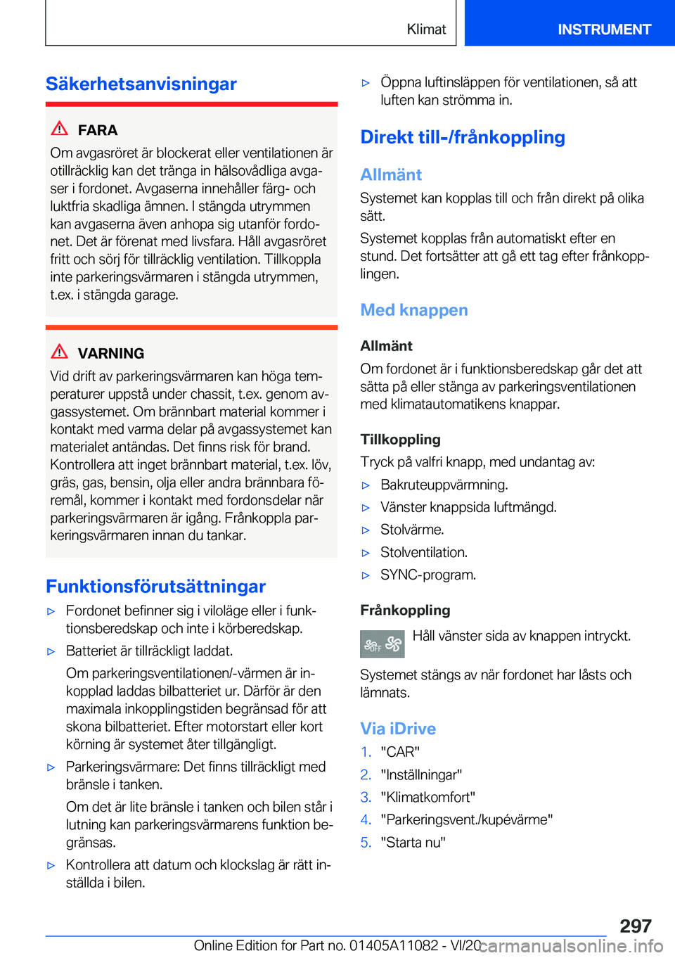 BMW 7 SERIES 2021  InstruktionsbÖcker (in Swedish) �S�ä�k�e�r�h�e�t�s�a�n�v�i�s�n�i�n�g�a�r
�F�A�R�A
�O�m��a�v�g�a�s�r�