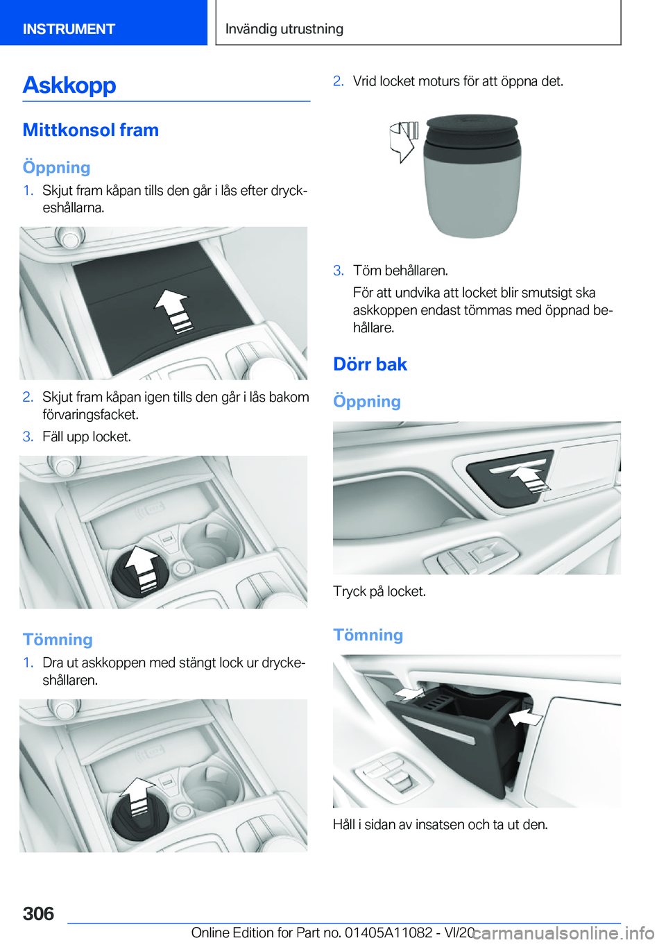 BMW 7 SERIES 2021  InstruktionsbÖcker (in Swedish) �A�s�k�k�o�p�p
�M�i�t�t�k�o�n�s�o�l��f�r�a�m
�