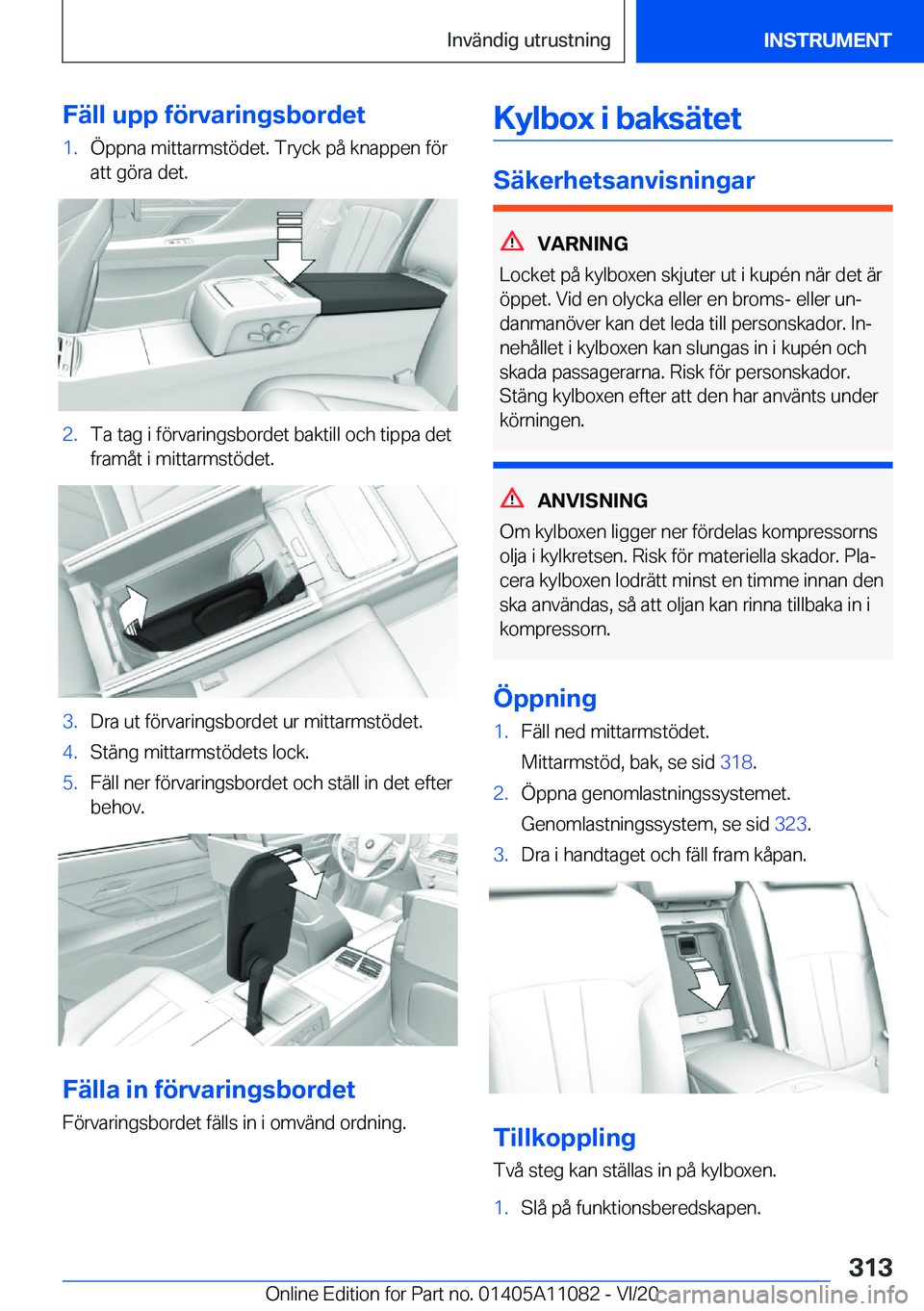 BMW 7 SERIES 2021  InstruktionsbÖcker (in Swedish) �F�ä�l�l��u�p�p��f�