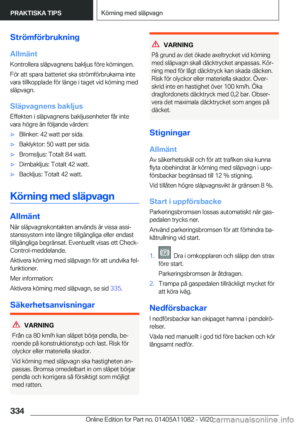 BMW 7 SERIES 2021  InstruktionsbÖcker (in Swedish) �S�t�r�