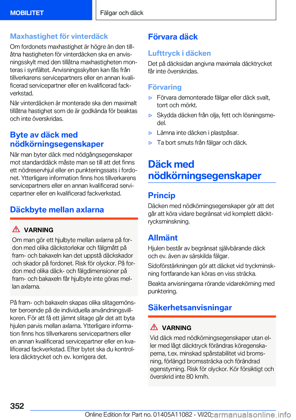 BMW 7 SERIES 2021  InstruktionsbÖcker (in Swedish) �M�a�x�h�a�s�t�i�g�h�e�t��f�