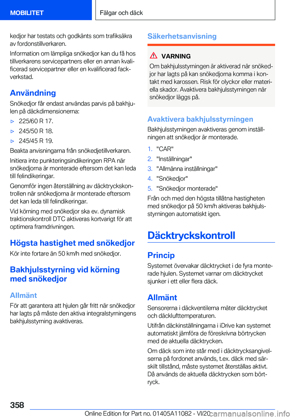 BMW 7 SERIES 2021  InstruktionsbÖcker (in Swedish) �k�e�d�j�o�r��h�a�r��t�e�s�t�a�t�s��o�c�h��g�o�d�k�ä�n�t�s��s�o�m��t�r�a�f�i�k�s�ä�k�r�a�a�v��f�o�r�d�o�n�s�t�i�l�l�v�e�r�k�a�r�e�n�.
�I�n�f�o�r�m�a�t�i�o�n��o�m��l�ä�m�p�l�i�g�a��s�n�
