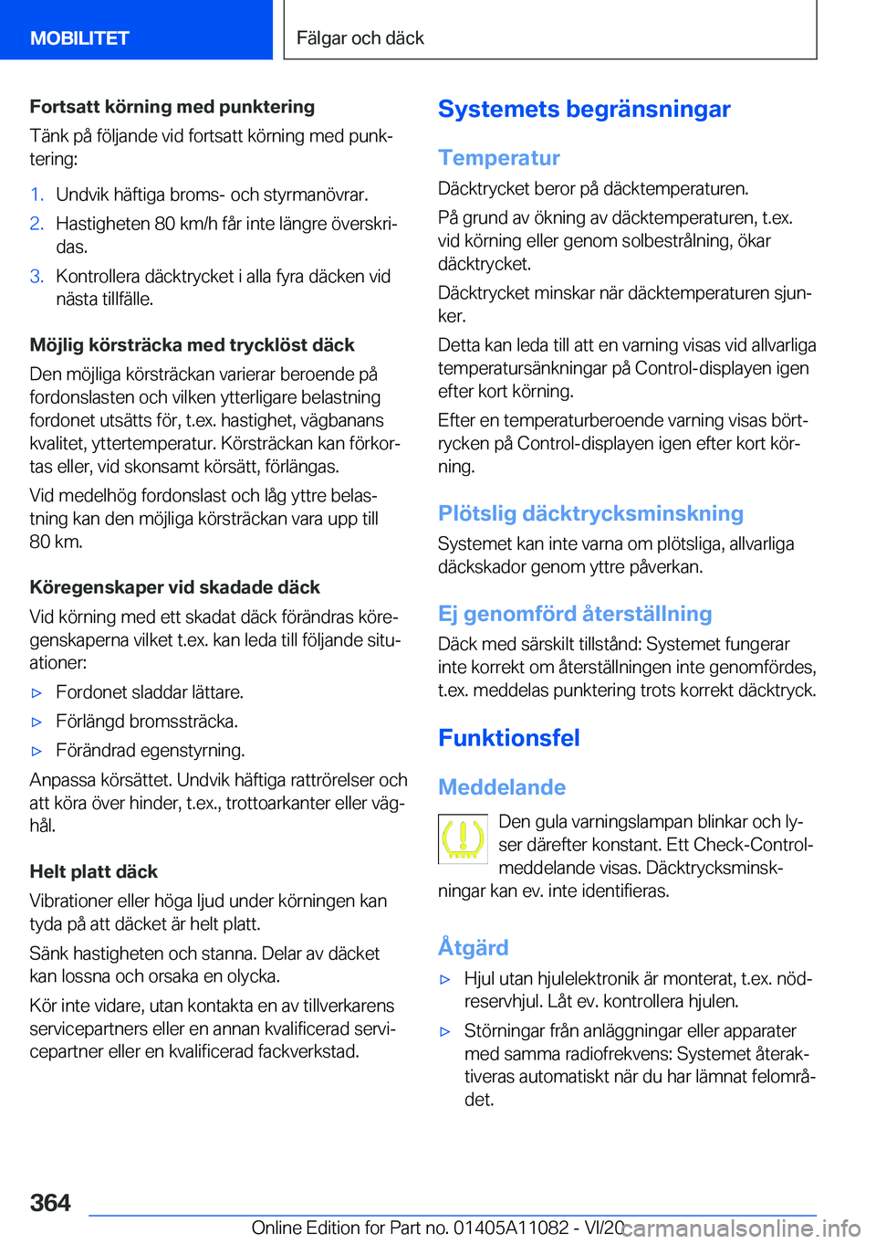 BMW 7 SERIES 2021  InstruktionsbÖcker (in Swedish) �F�o�r�t�s�a�t�t��k�
