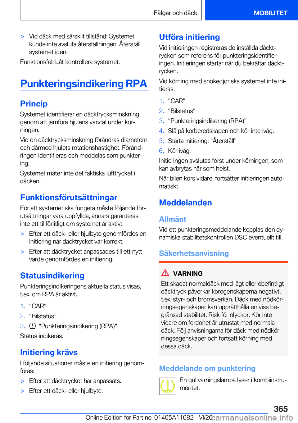 BMW 7 SERIES 2021  InstruktionsbÖcker (in Swedish) 'x�V�i�d��d�ä�c�k��m�e�d��s�ä�r�s�k�i�l�t��t�i�l�l�s�t�å�n�d�:��S�y�s�t�e�m�e�t
�k�u�n�d�e��i�n�t�e��a�v�s�l�u�t�a��å�t�e�r�s�t�ä�l�l�n�i�n�g�e�n�.��Å�t�e�r�s�t�ä�l�l
�s�y�s�t�e�m�